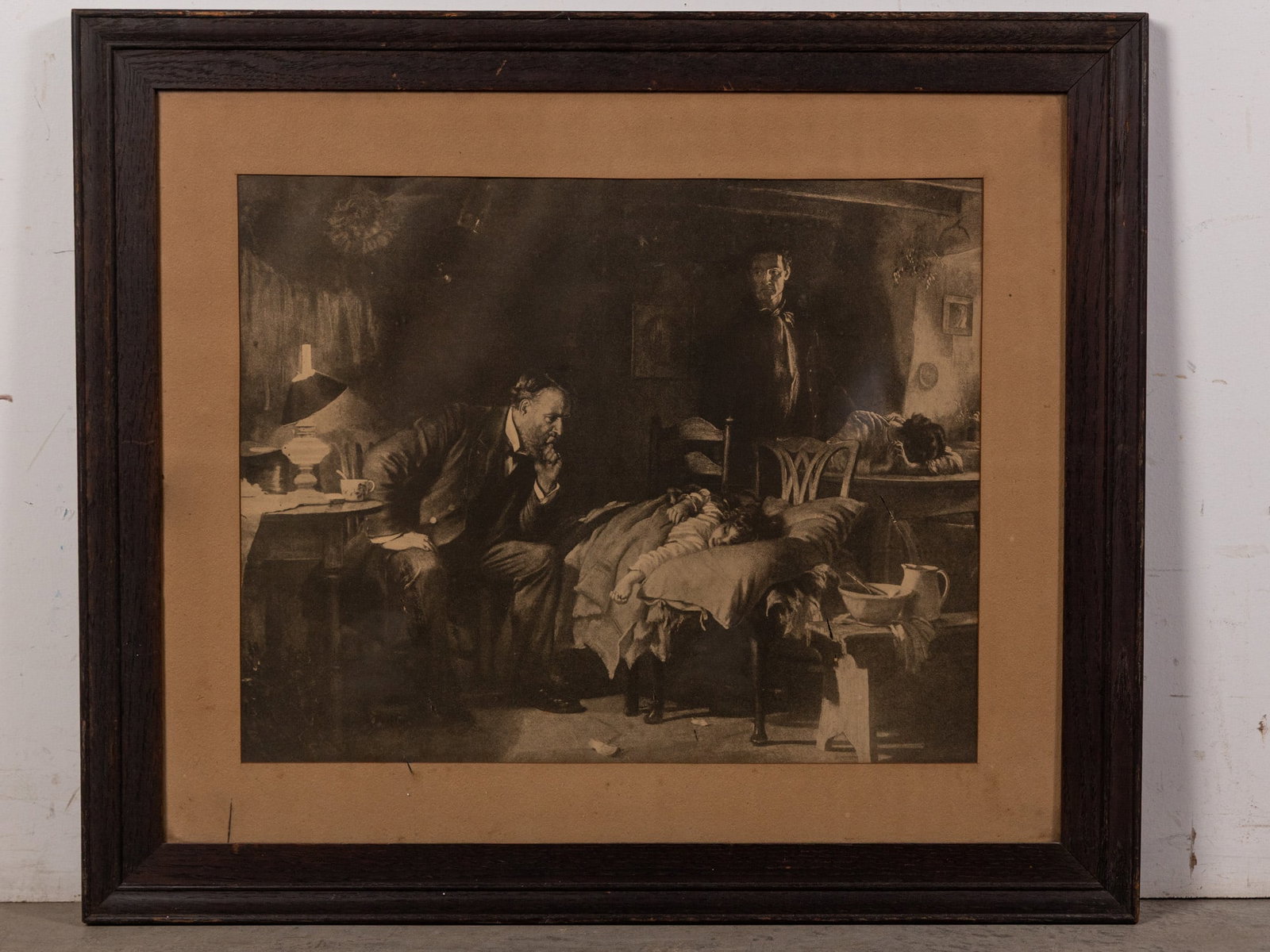 "The Doctor" Sir Luke Fildes Framed Print: "The Doctor" Sir Luke Fildes Framed Print Size 24" x 28" Literature Brooks Auction – Online Auction Terms & Conditions Contact: (856) 694-2960 | info@brooks.auction READ BEFORE YOU BID: We want