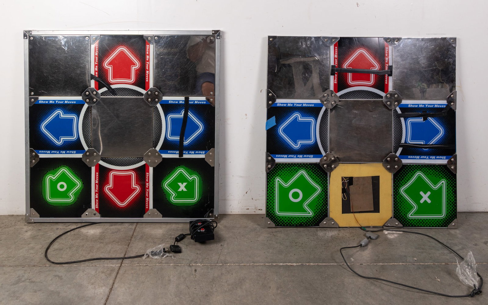 Pair of Dance Dance Revolution Metal Tournament Dance Pads (1 of 5)