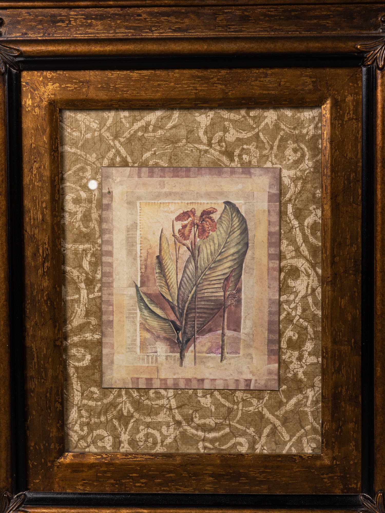 Two Pieces of Decorative Wall Art ft. Metal Tree Branch - 2