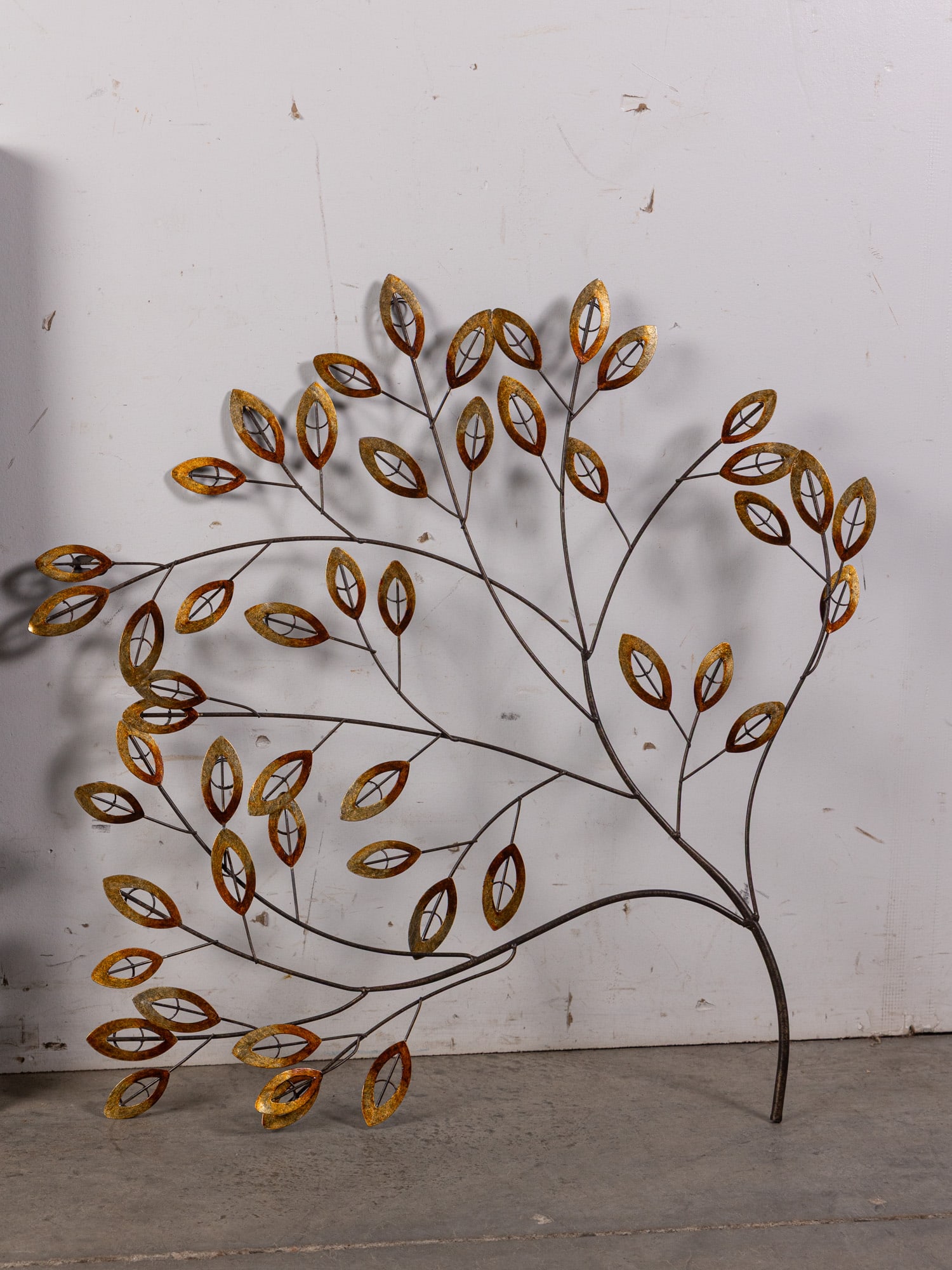 Two Pieces of Decorative Wall Art ft. Metal Tree Branch - 3