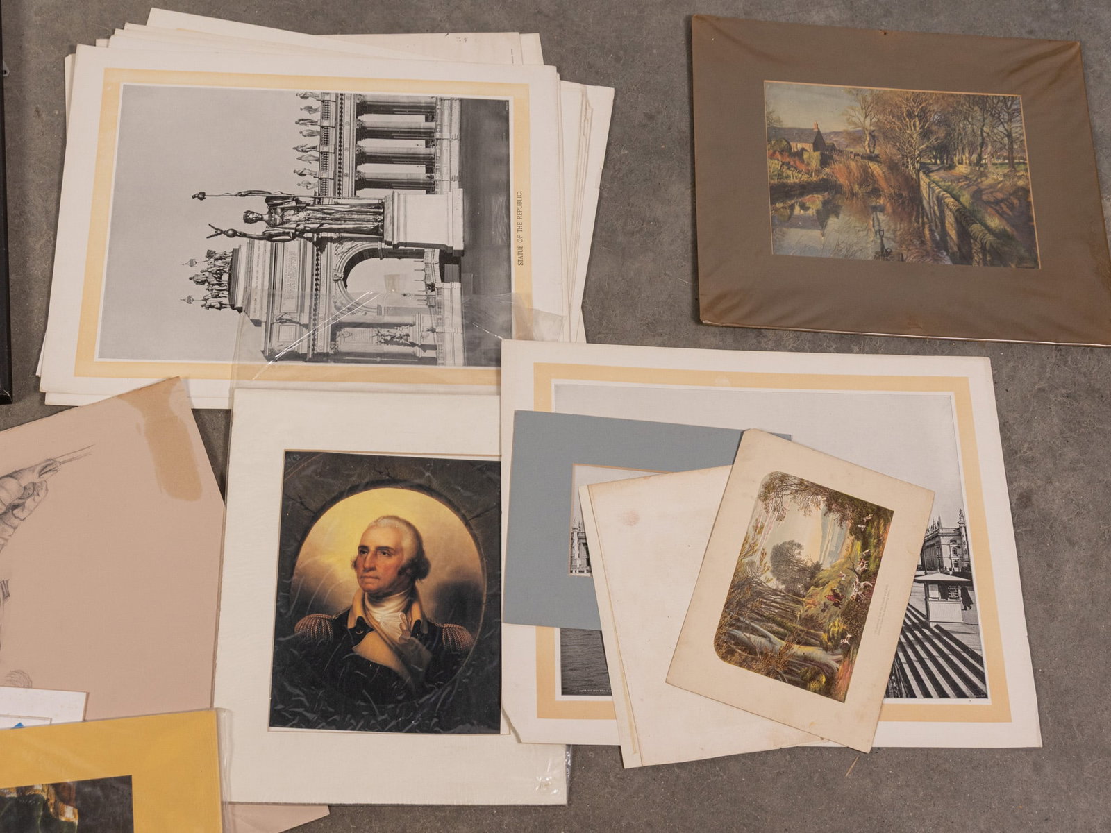 Assortment of Vintage and Antique Lithographs and Prints - 3