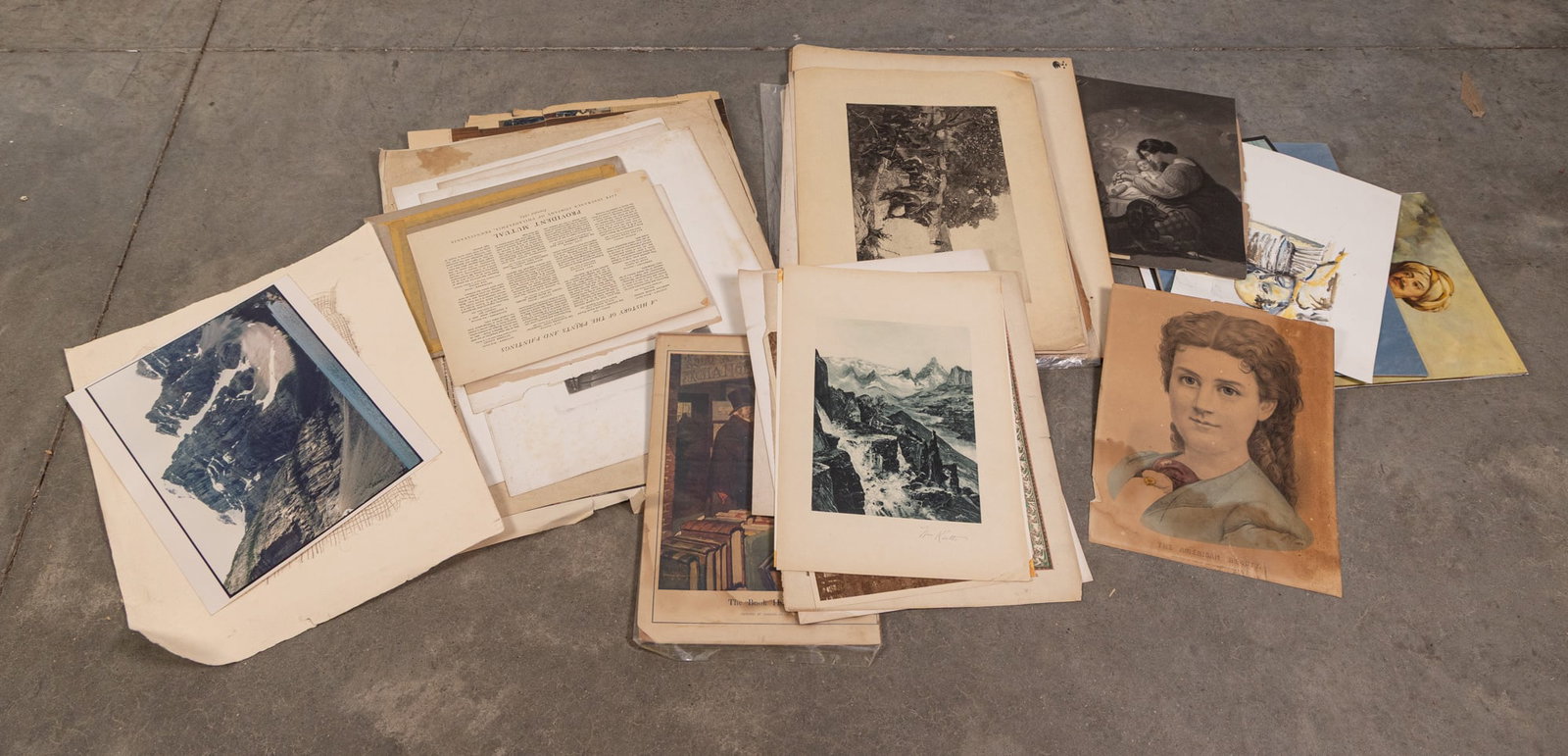 Assortment of Vintage and Antique Lithographs and Prints: Assortment of Vintage and Antique Lithographs and Prints Literature Brooks Auction – Online Auction Terms & Conditions Contact: (856) 694-2960 | info@brooks.auction READ BEFORE YOU BID: We want 