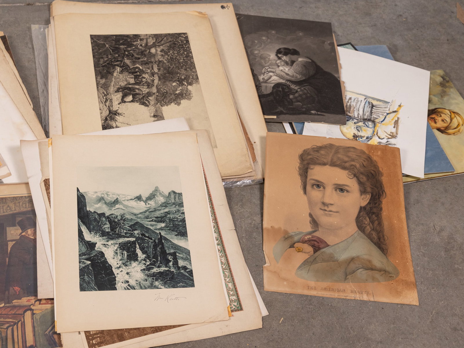 Assortment of Vintage and Antique Lithographs and Prints - 3