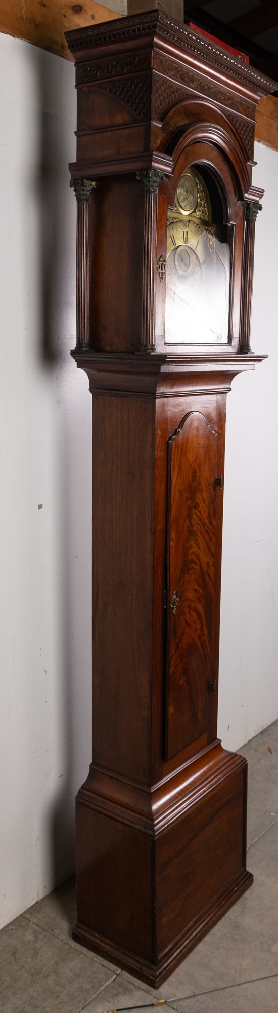 Thomas Davies, Monmouth, New Jersey Late 18th Century Tall Case Clock - 7