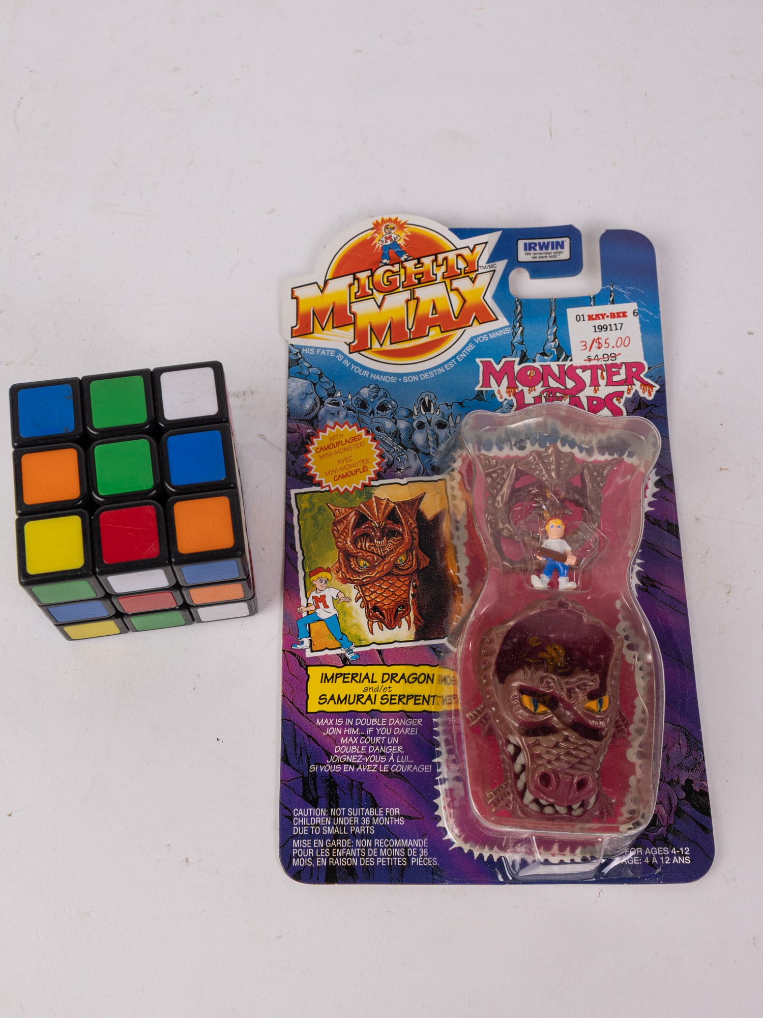 Mighty Max Monster Heads: Imperial Dragon and Samurai Serpent - 2