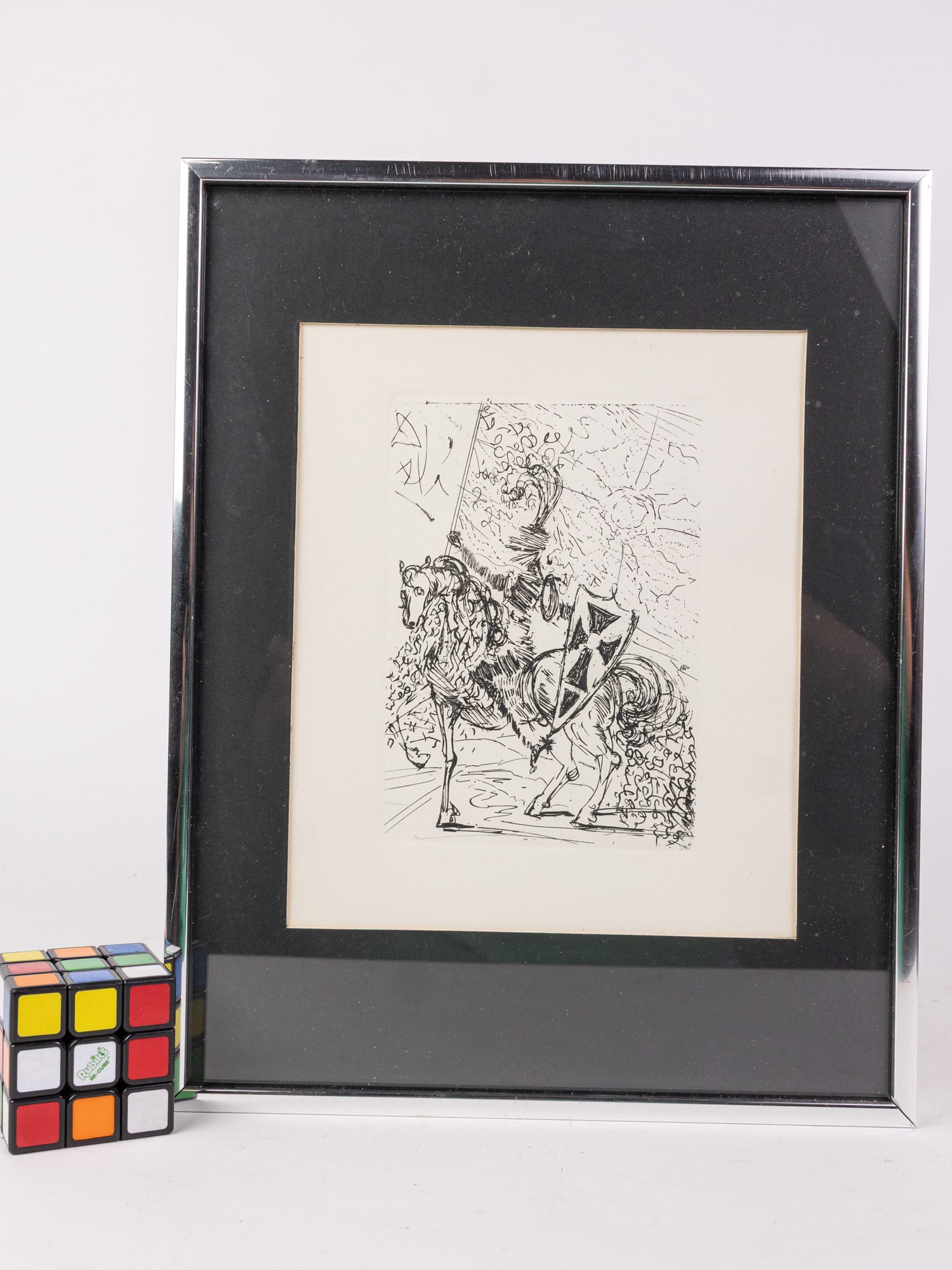 Signed Salvador Dali "El CId" Original Etching - 2