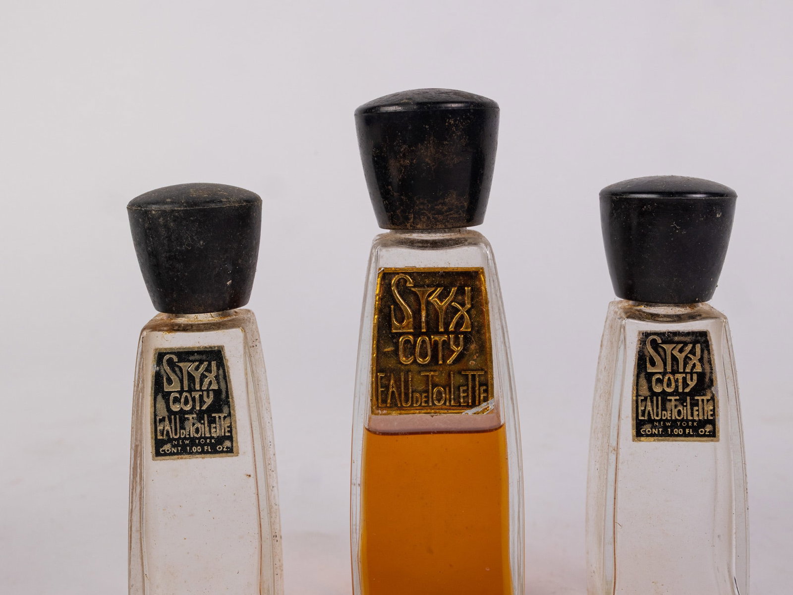 Three Vintage Bottles of Styx Eau de Toilette by Coty - 3