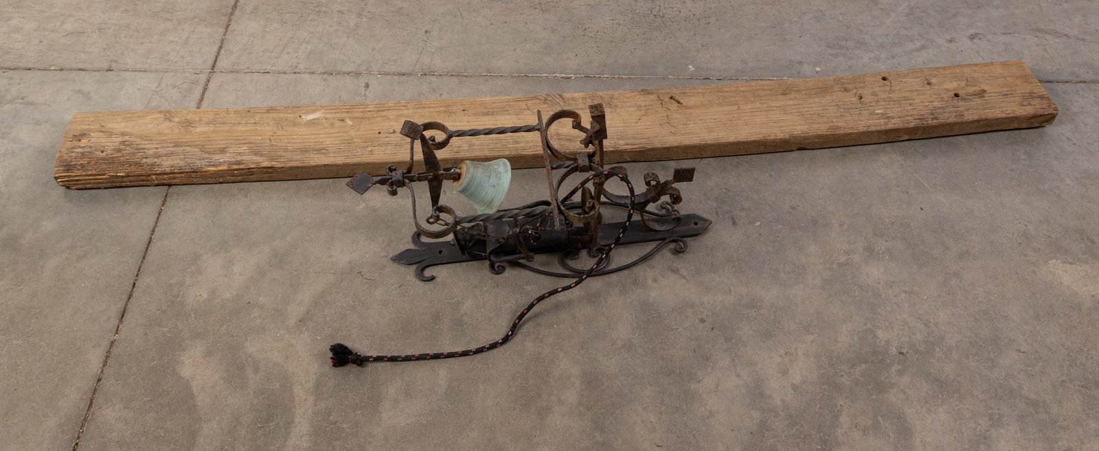 Don Quixote Inspired Figural Iron Wall Sconce: Don Quixote Inspired Figural Iron Wall Sconce Size 67" H Literature Brooks Auction – Online Auction Terms & Conditions Contact: (856) 694-2960 | info@brooks.auction READ BEFORE YOU BID: We want