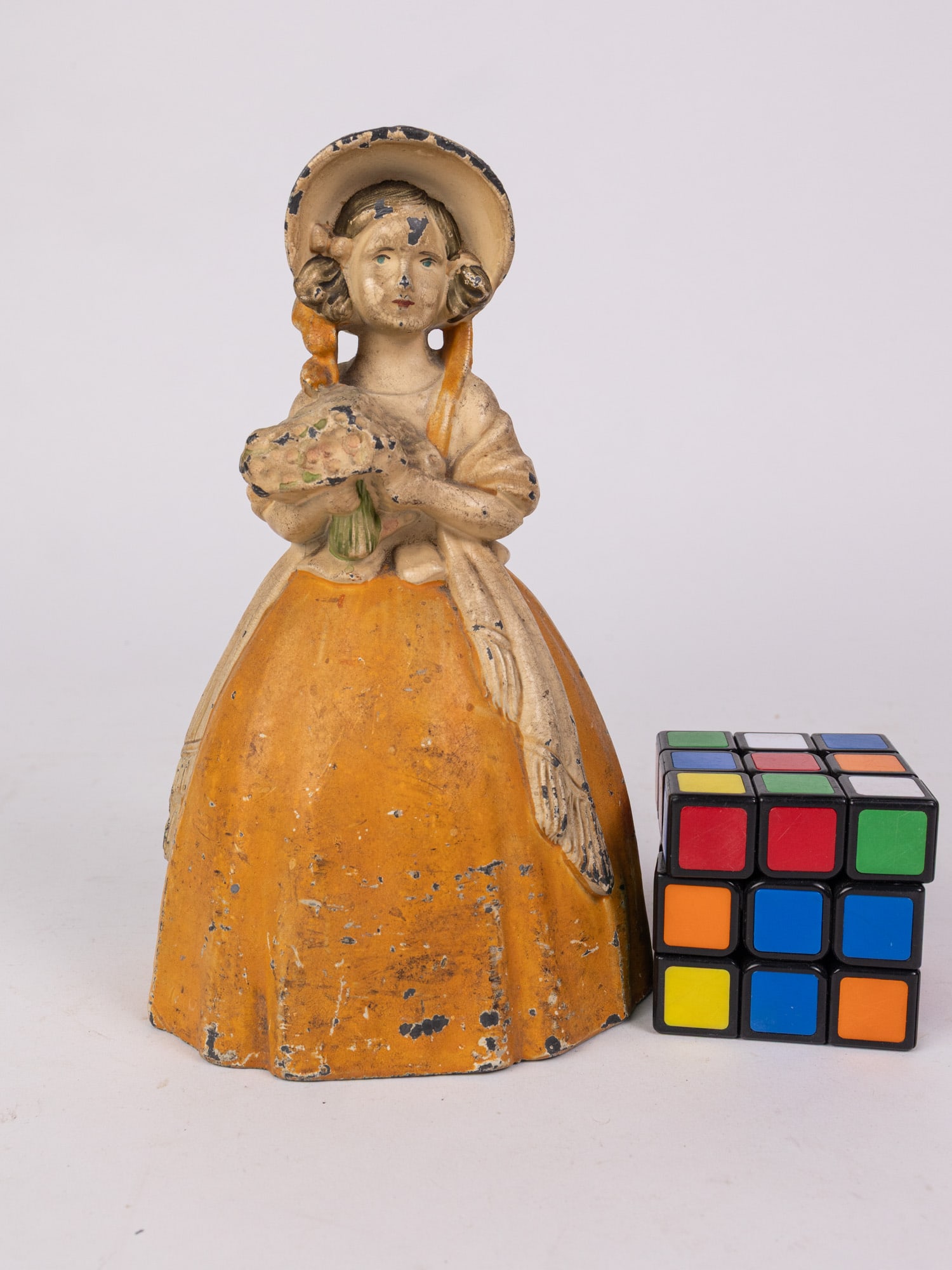Cast Iron Victorian Girl Door Stop - 2