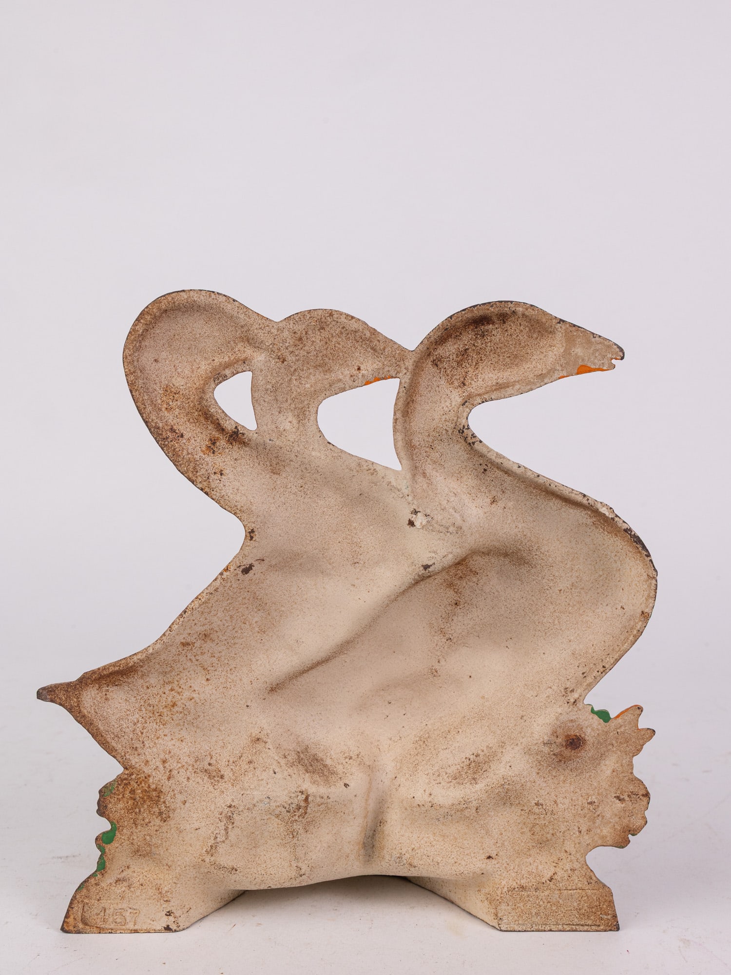 Hubley Cast Iron Trio of Geese - 4