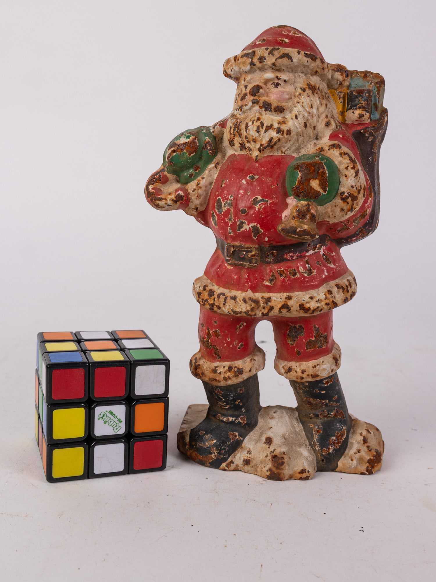 Vintage Cast Iron Santa Claus Door Stop - 2