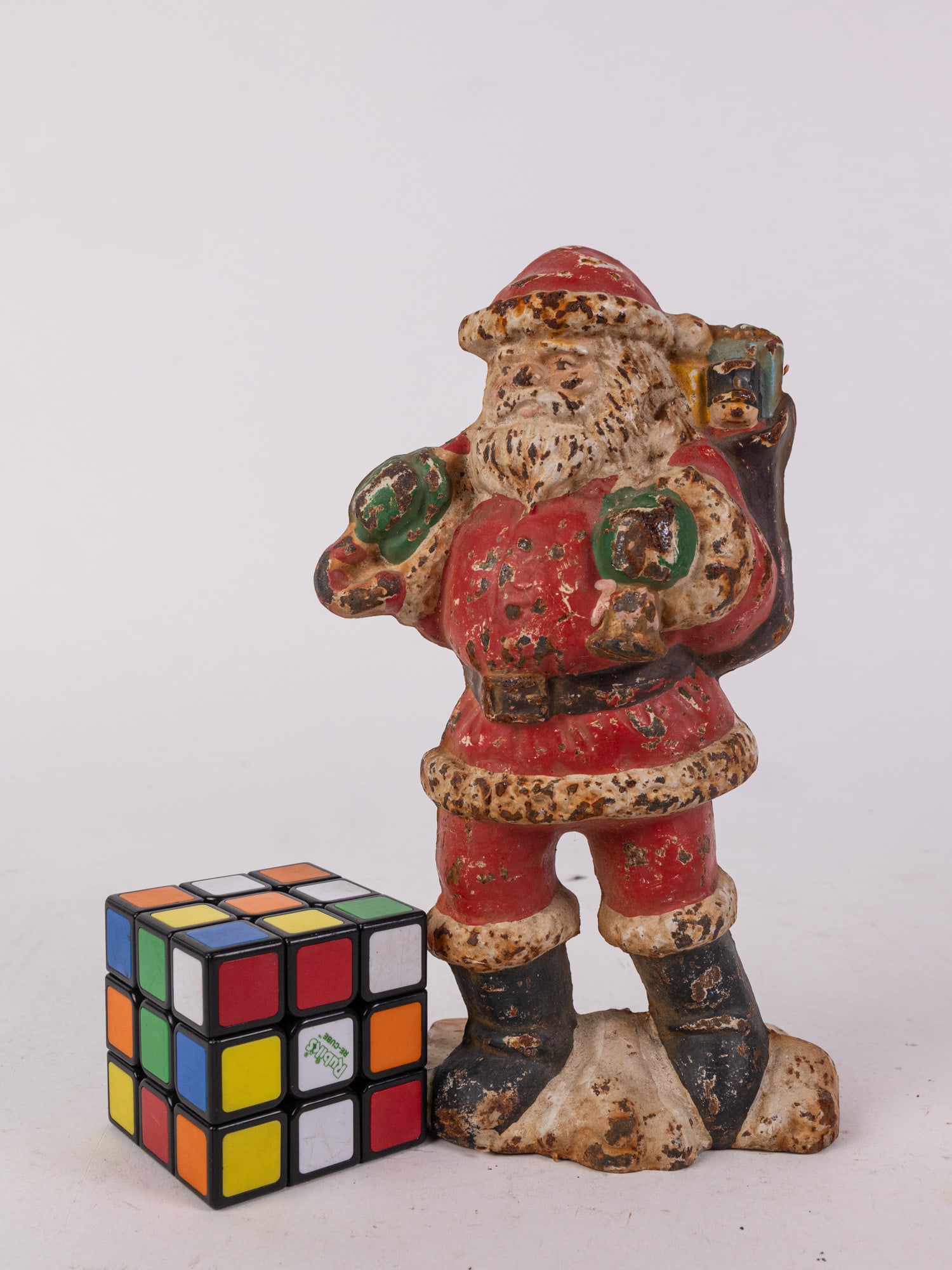 Vintage Cast Iron Santa Claus Door Stop - 2