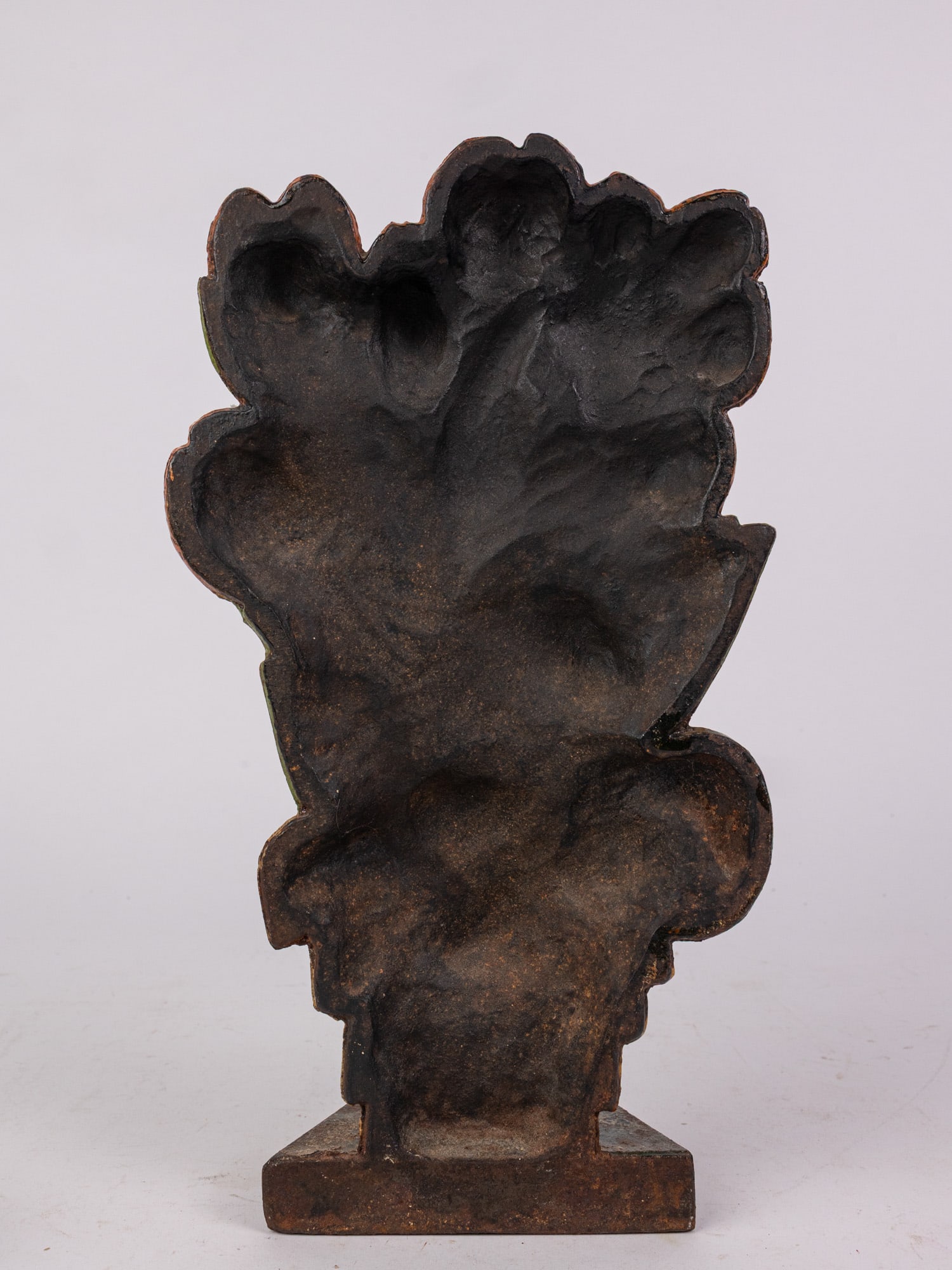 Vintage Cast Iron Tulip Doorstop - 3