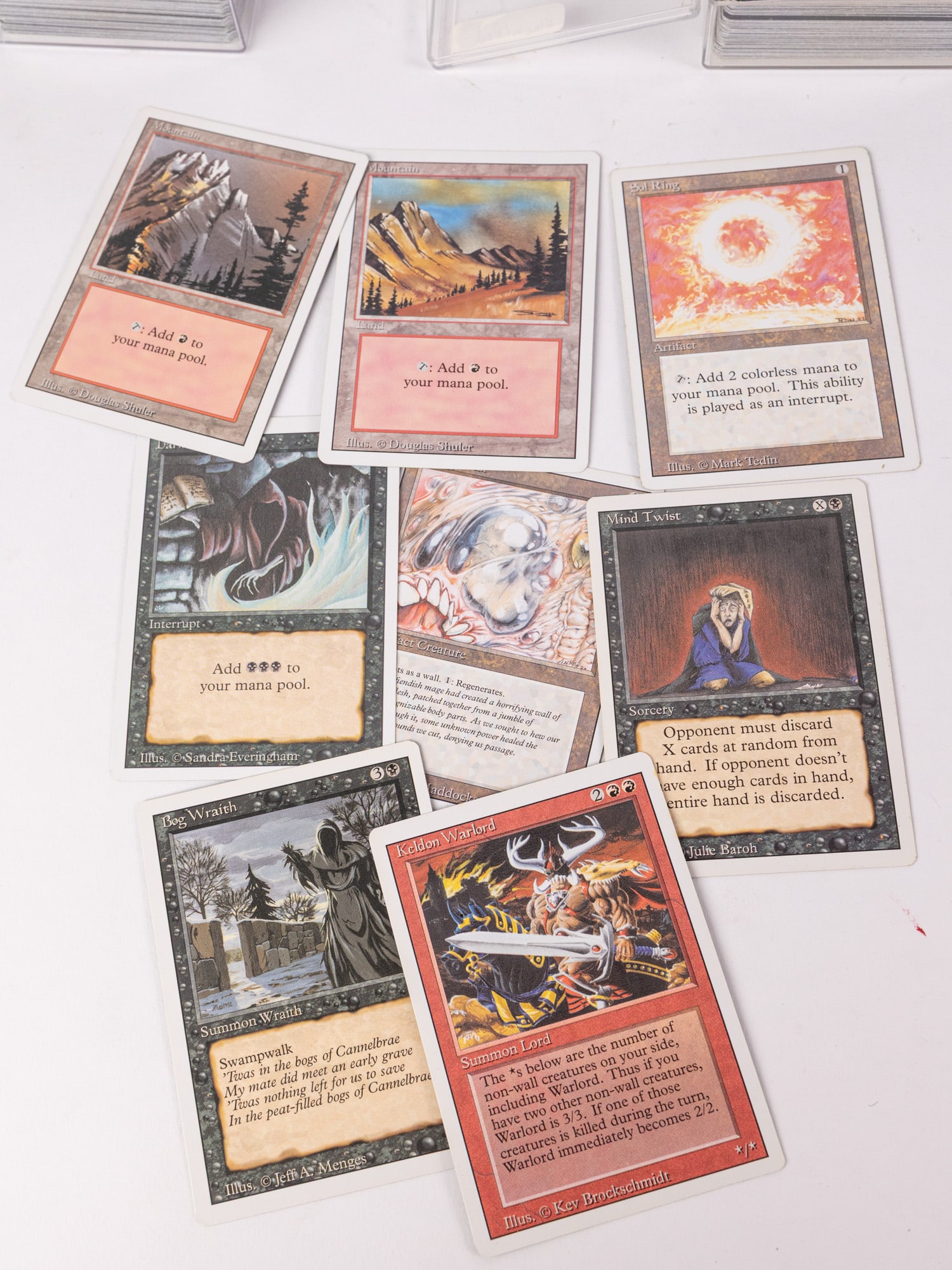 Vintage MTG Magic the Gathering Trading Card Assortment - 3