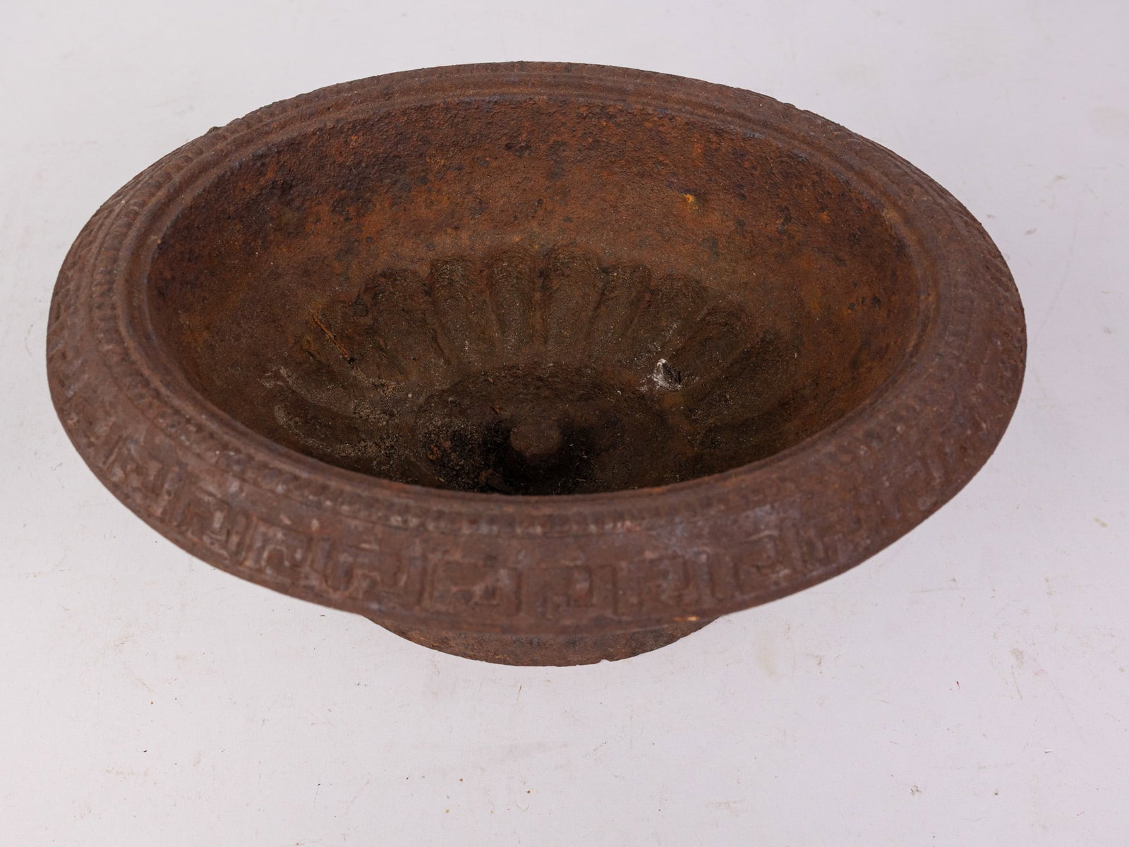 Antique Cast Iron Urn - 3