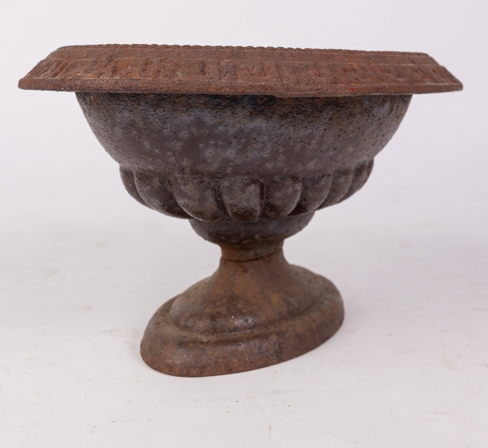 Antique Cast Iron Urn - 4
