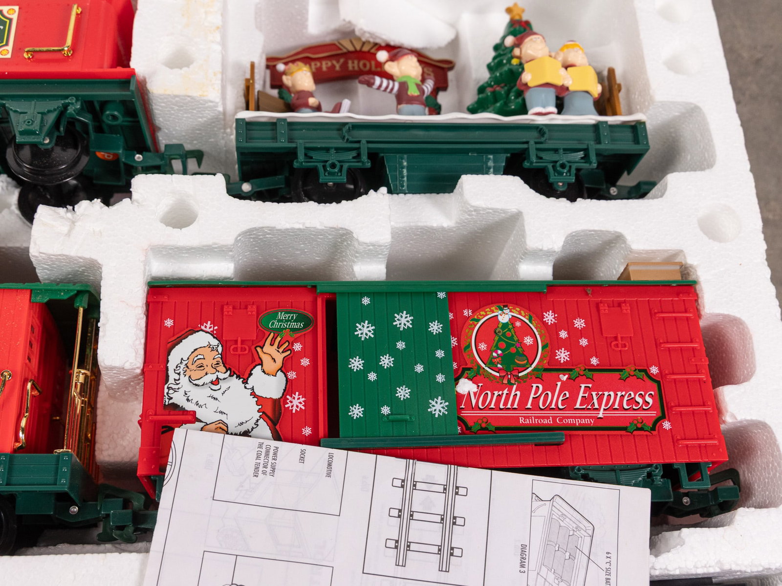 Eztec North Pole Express Christmas Model Train Set - 4