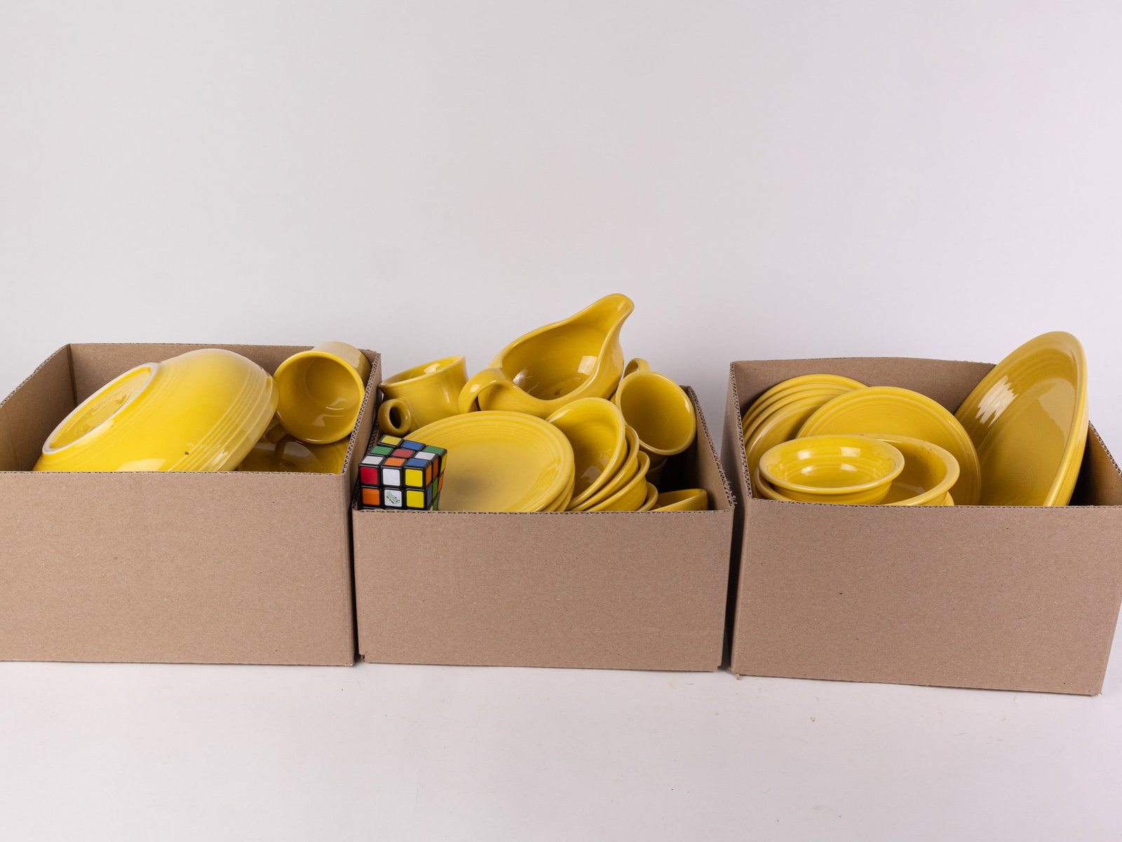 Large Set of Yellow Fiestaware - 2