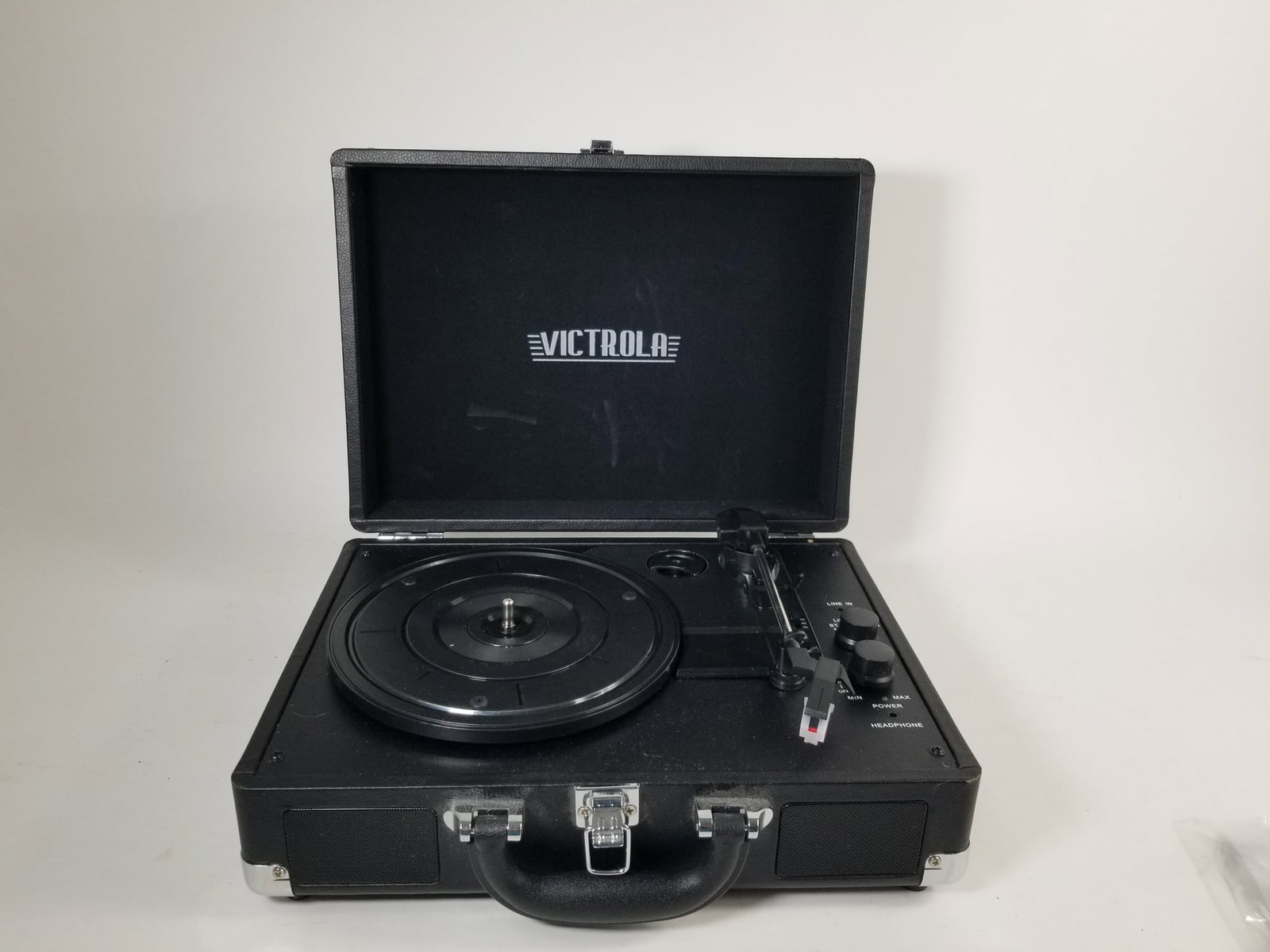 Victrola Black Portable Briefcase Turntable - 2