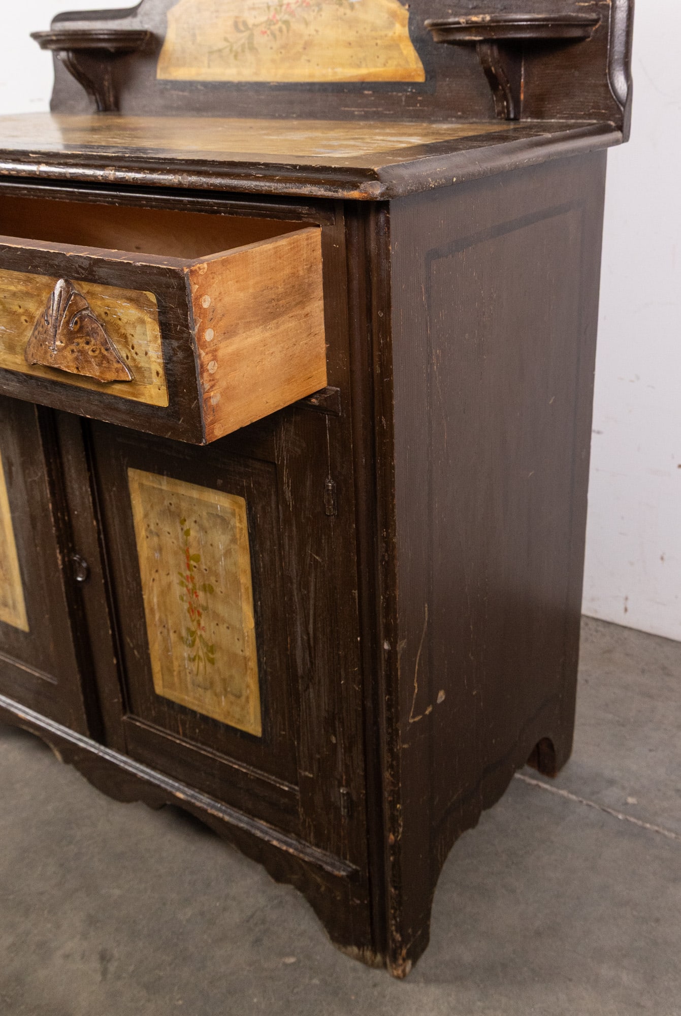Hand Painted Antique Victorian Washstand - 6
