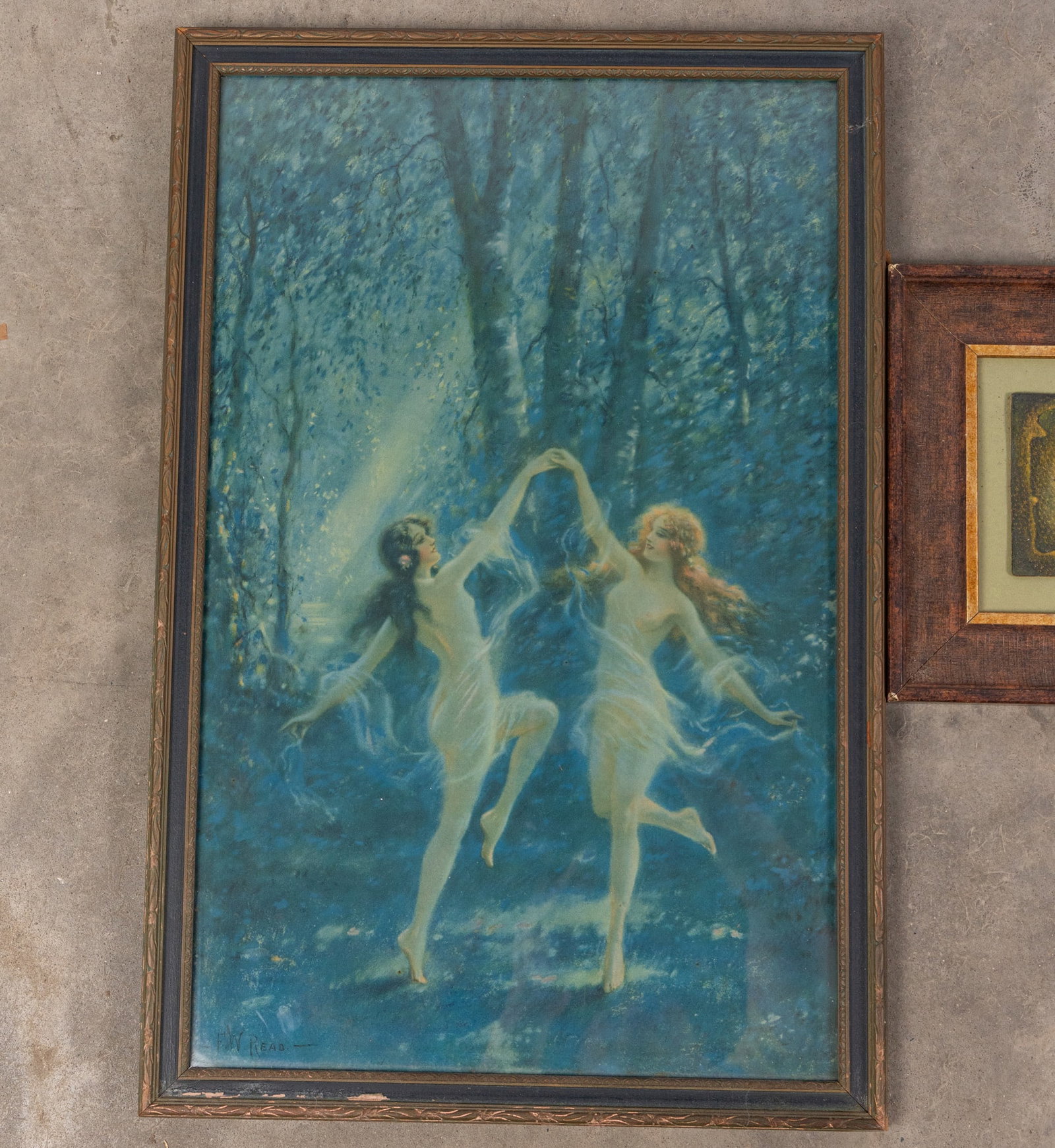 Two Vintage Framed Pieces of Wall Decor - 2