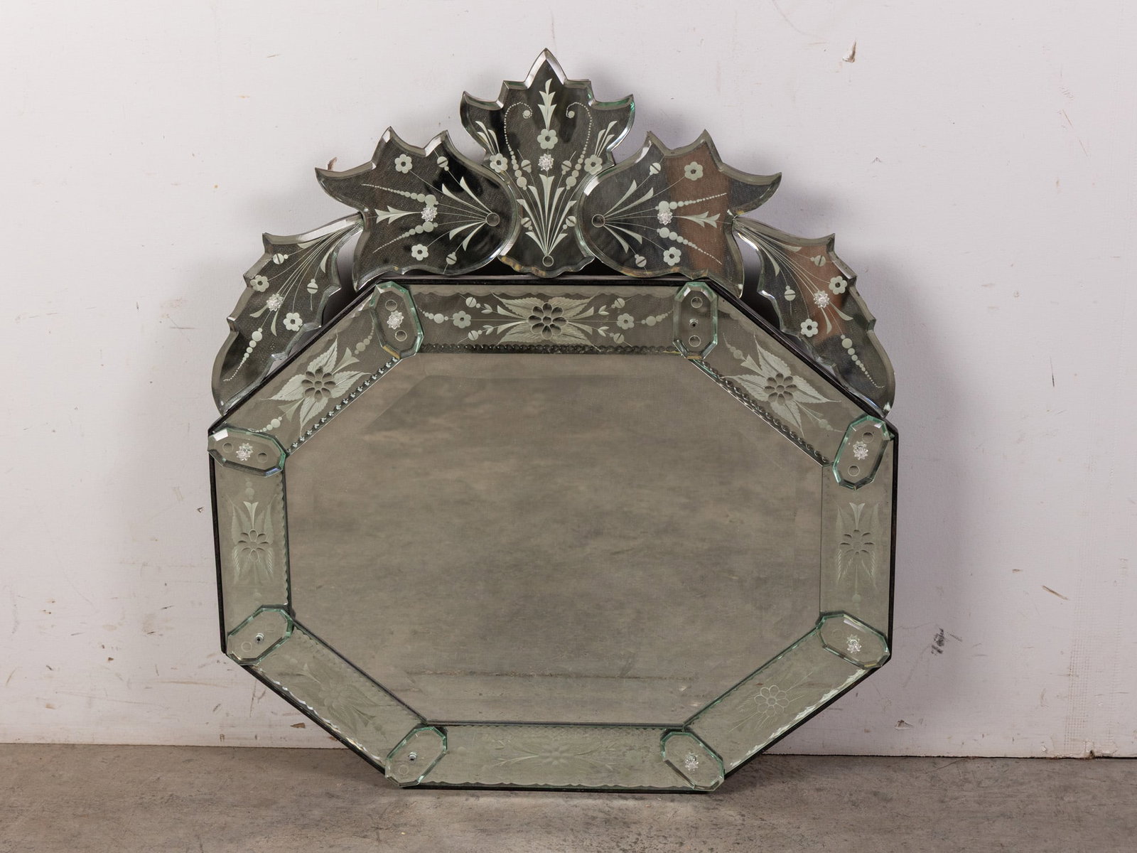 Vintage Ornate Rococo Inspired Wall Mounted Mirror (1 of 3)