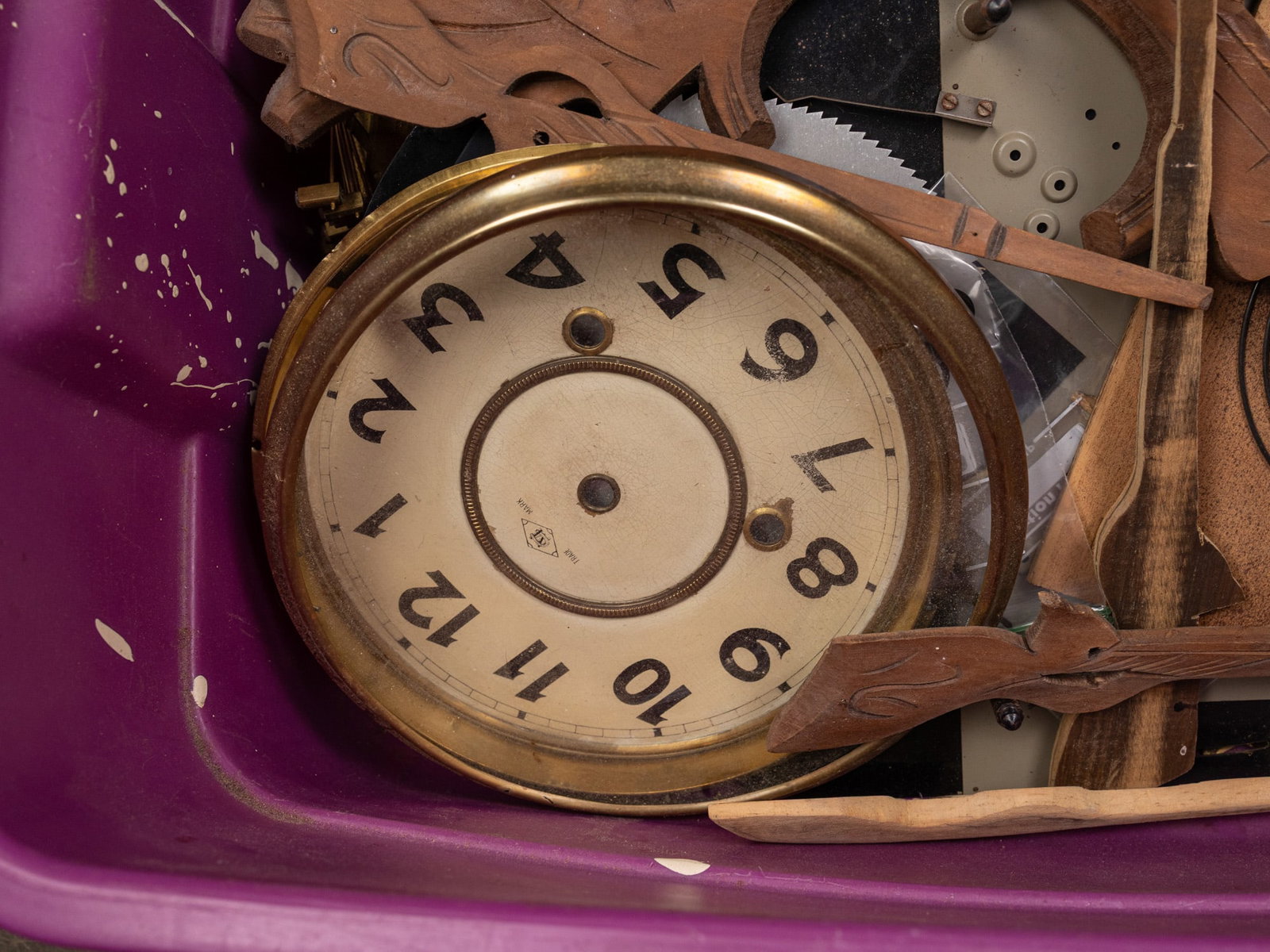 Lot of Assorted Clock Parts - 2