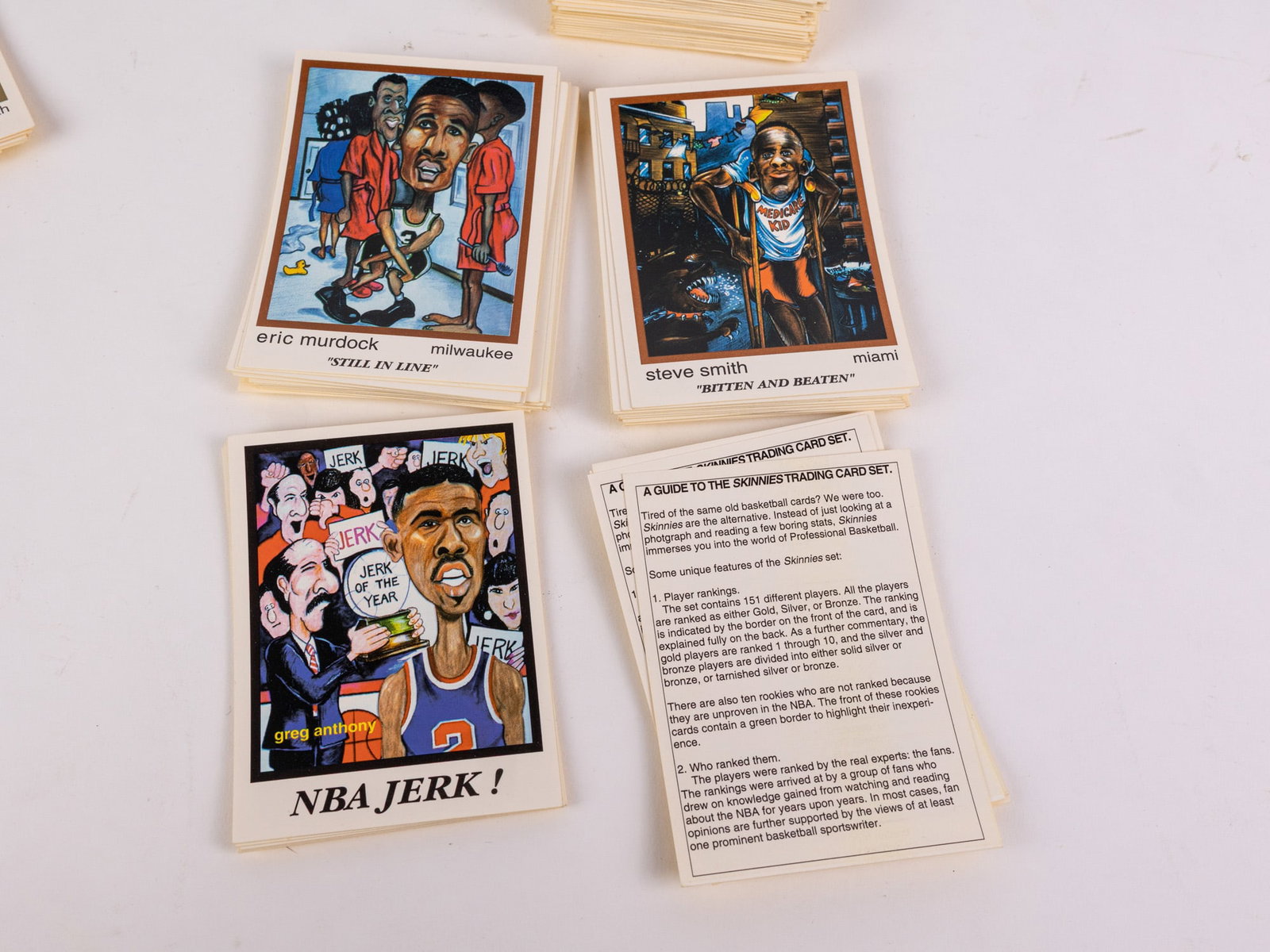 Vintage Skinnies Parody Basketball Cards Assortment - 5