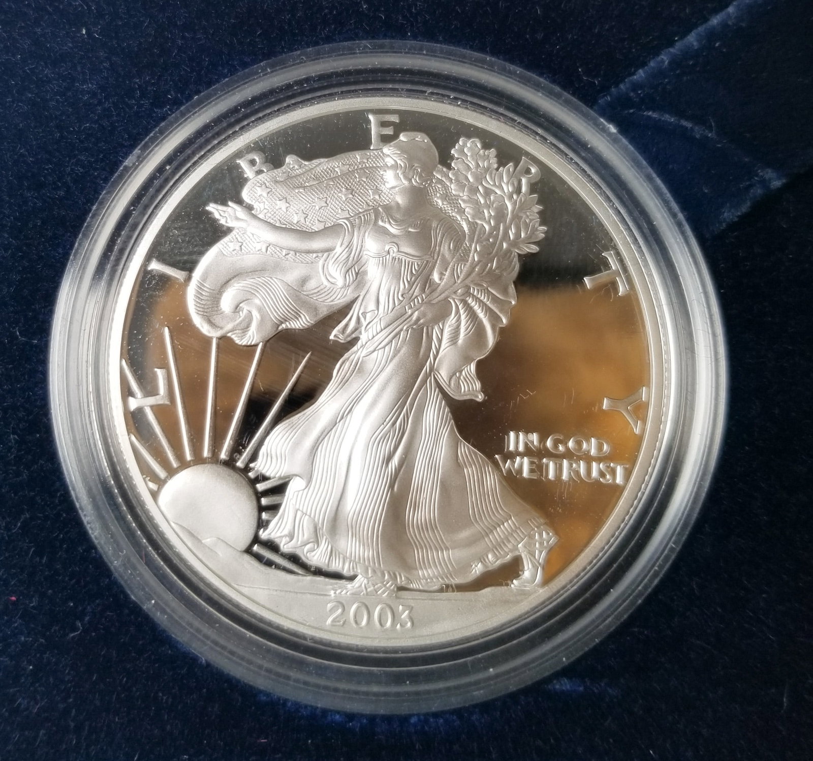 2003-W American Silver Eagle $1 Bullion (Proof) - 2