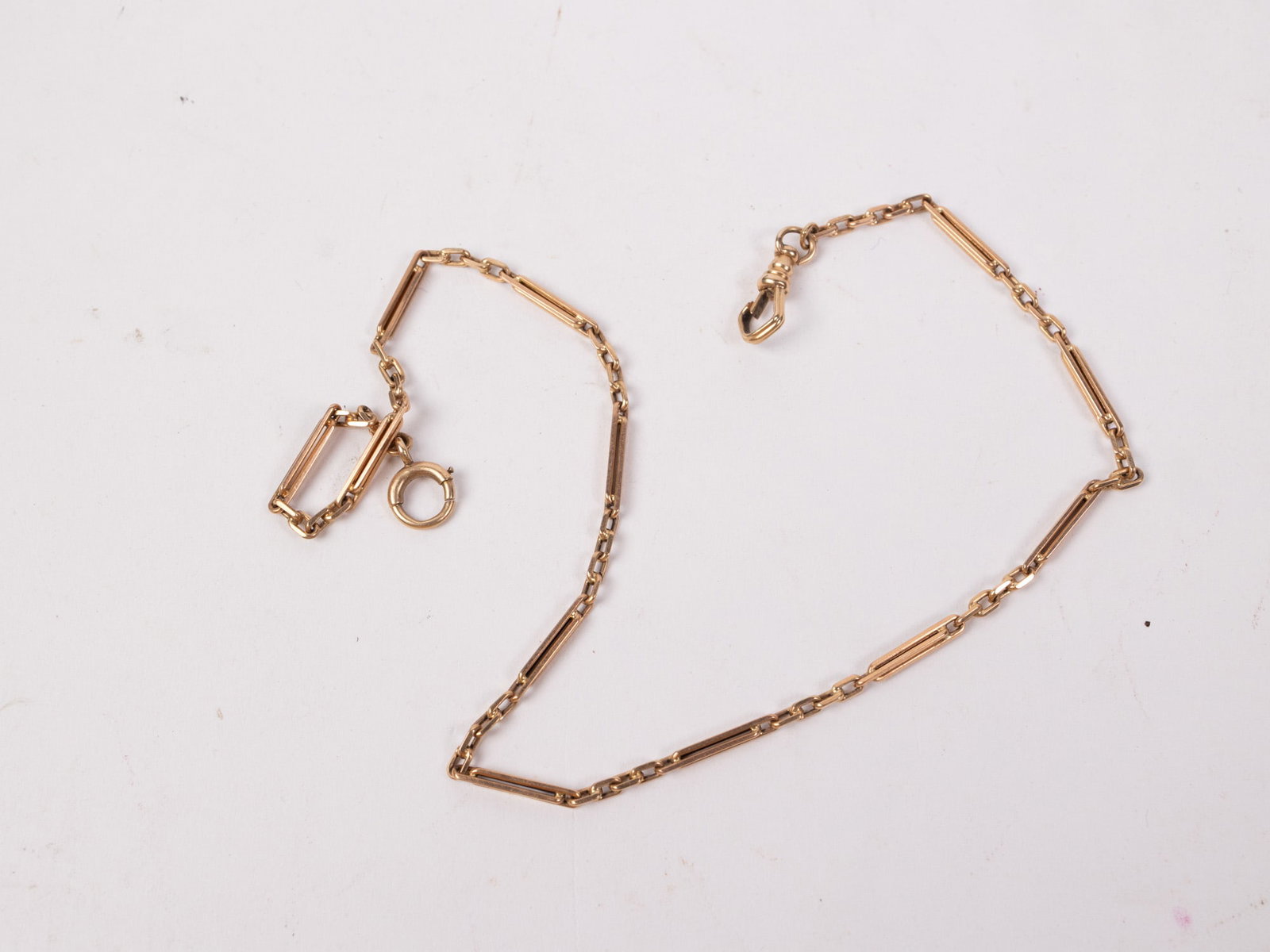 Three Antique Pocket Watch Chains - 4