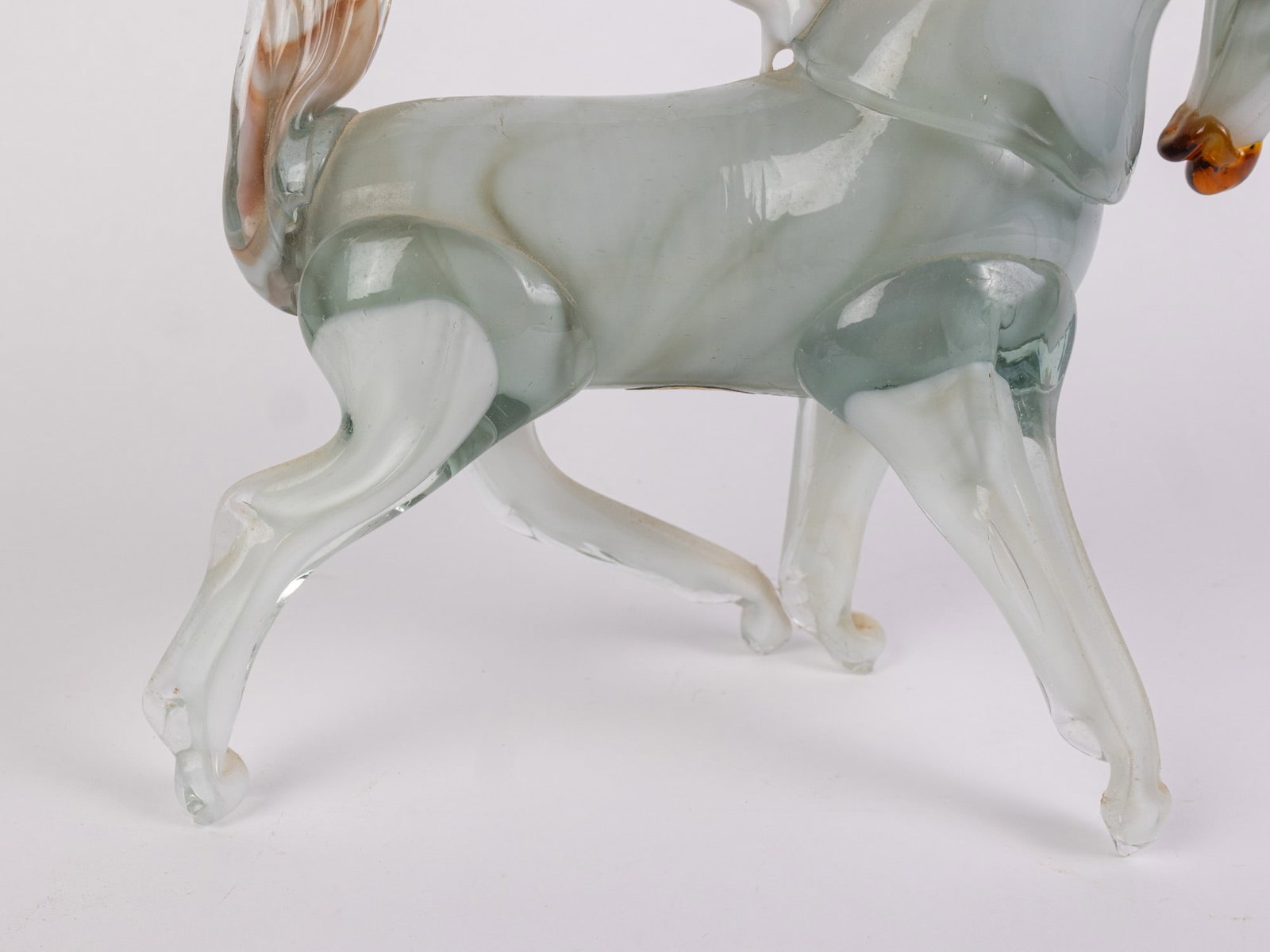 Art Glass 10" Horse Sculpture - 5