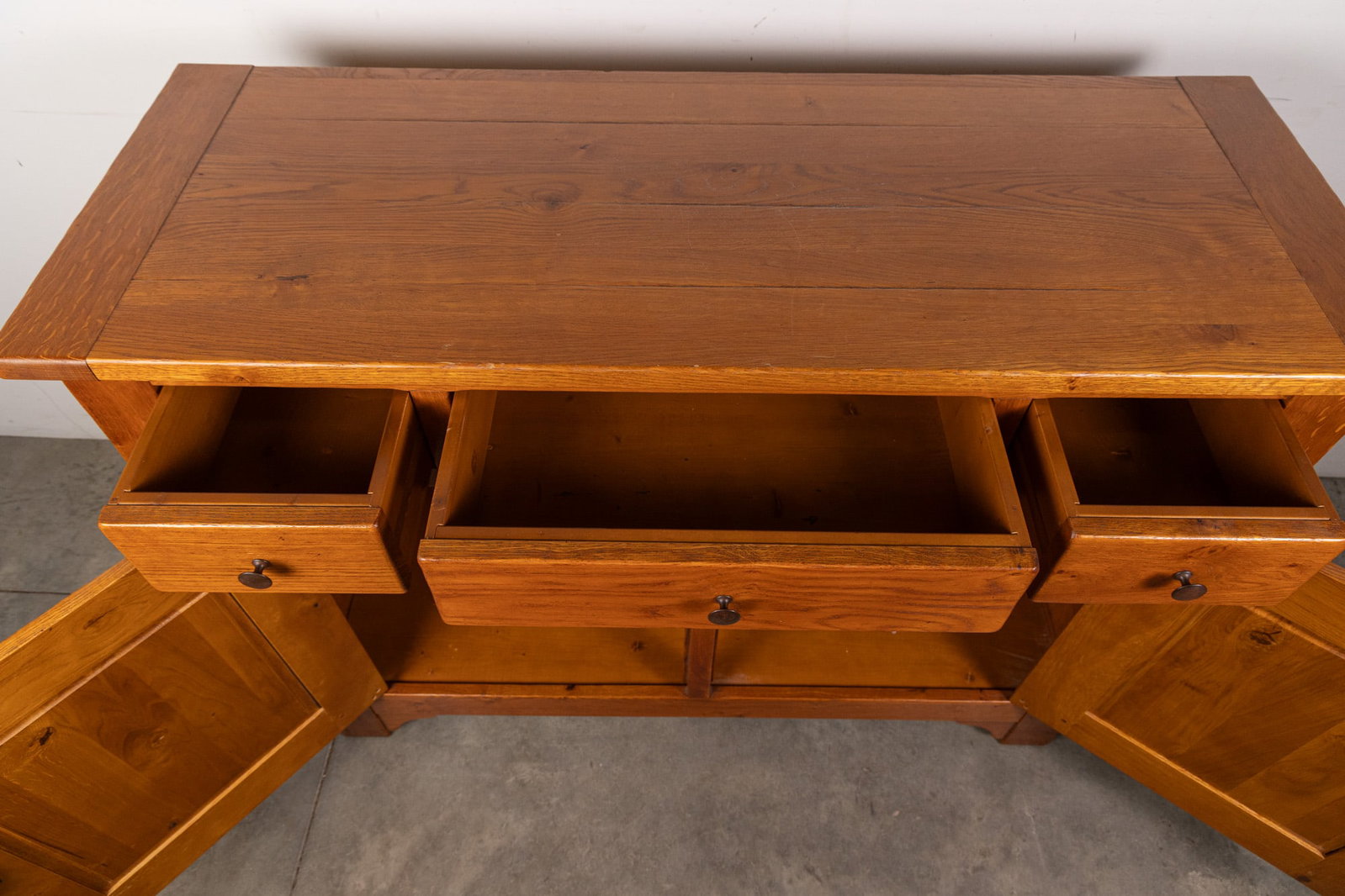 Primitive Style Buffet Cabinet - 7