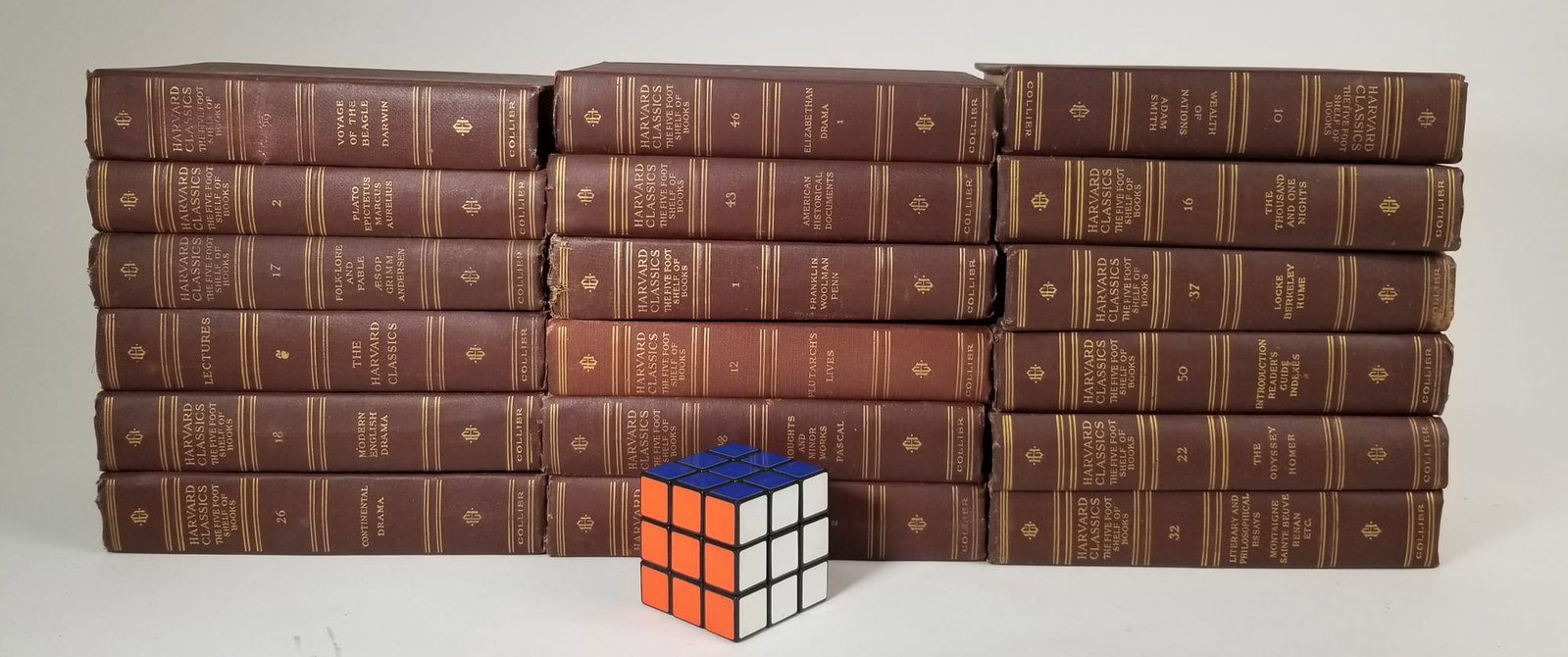 18 Volumes of Harvard Classics 1910 Book Set - 2