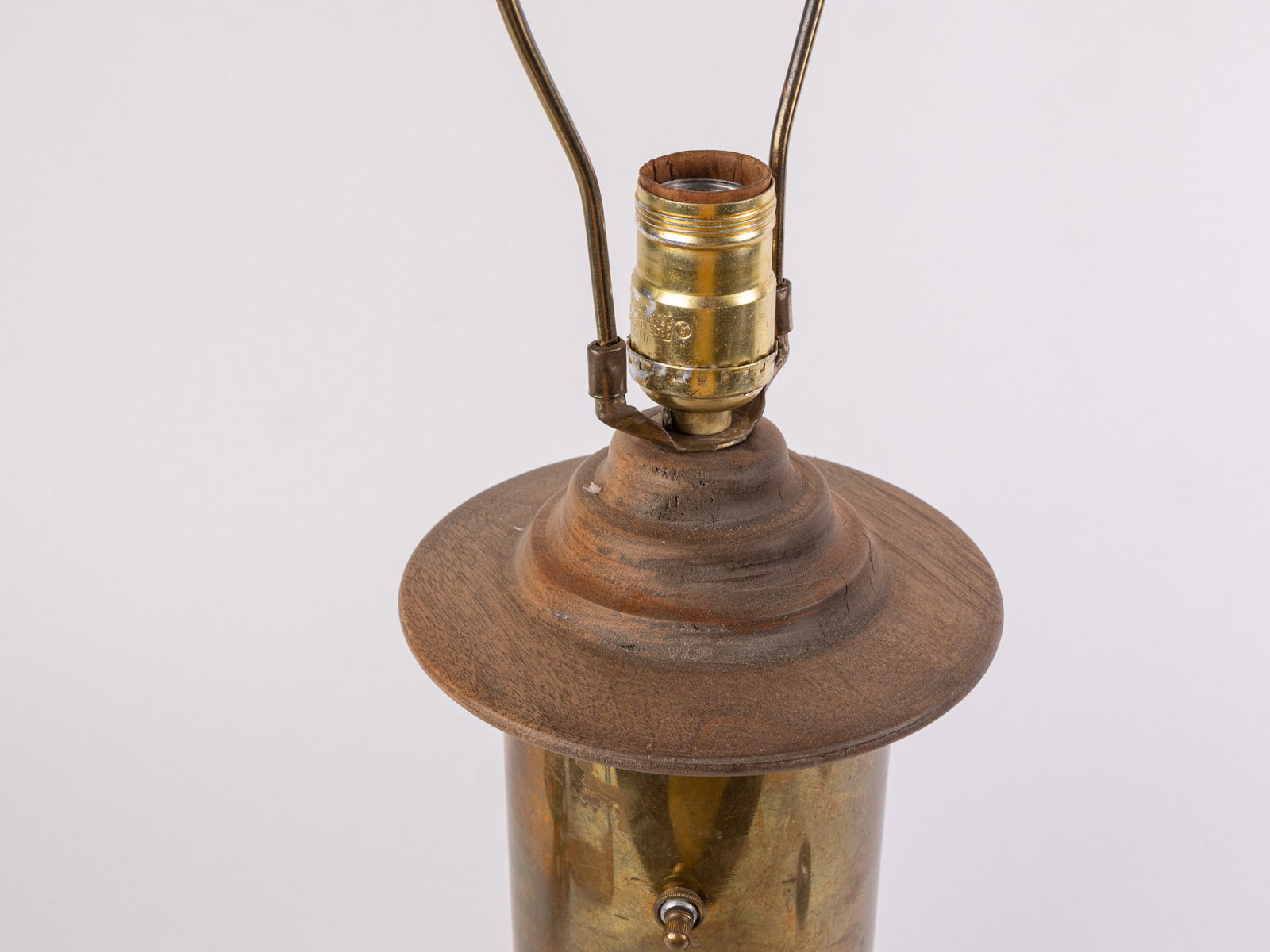 Vintage Trench Art Lamp - 4