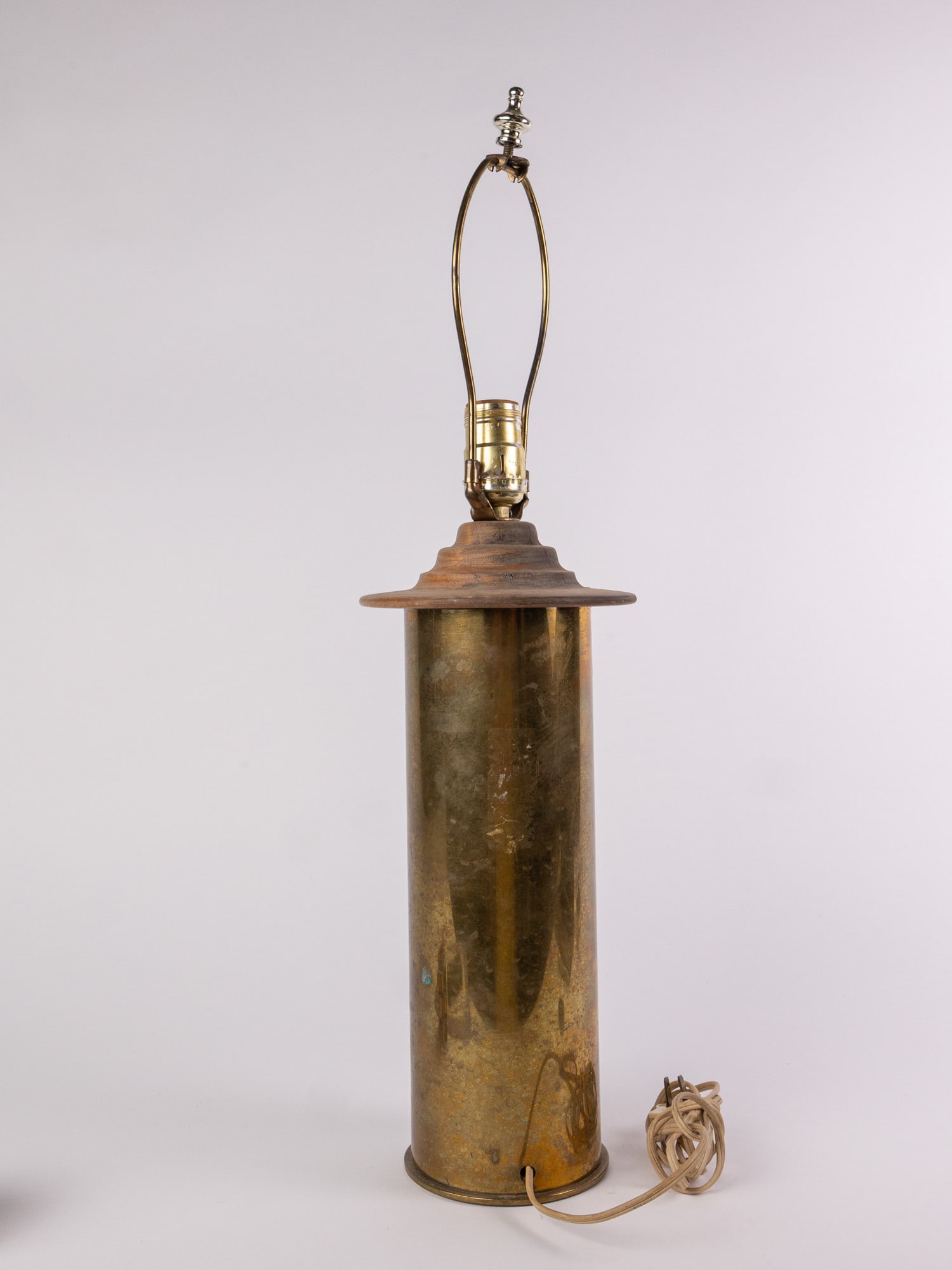 Vintage Trench Art Lamp - 5