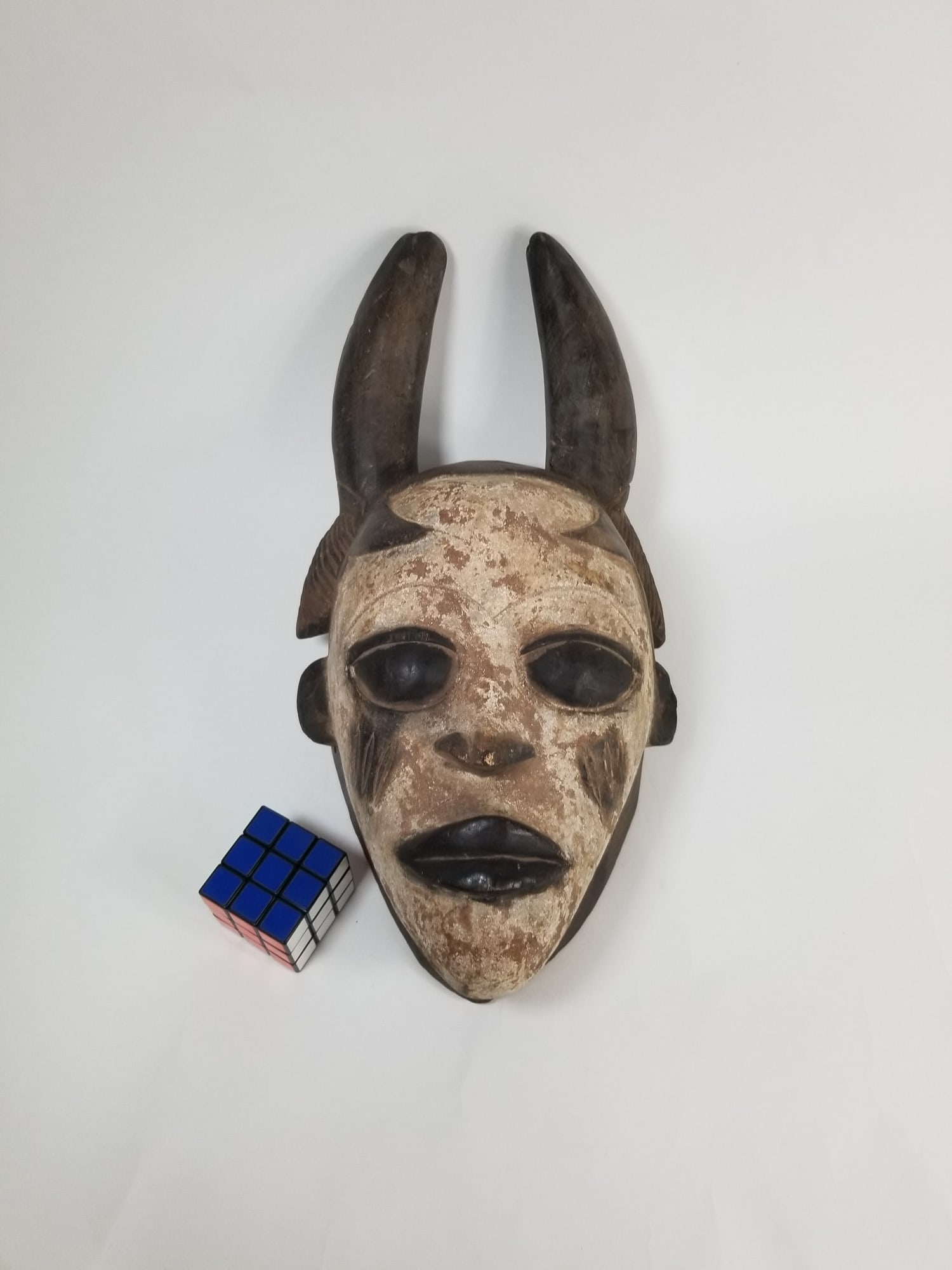 Carved Wooden Souvenir Decorative African Mask - 2