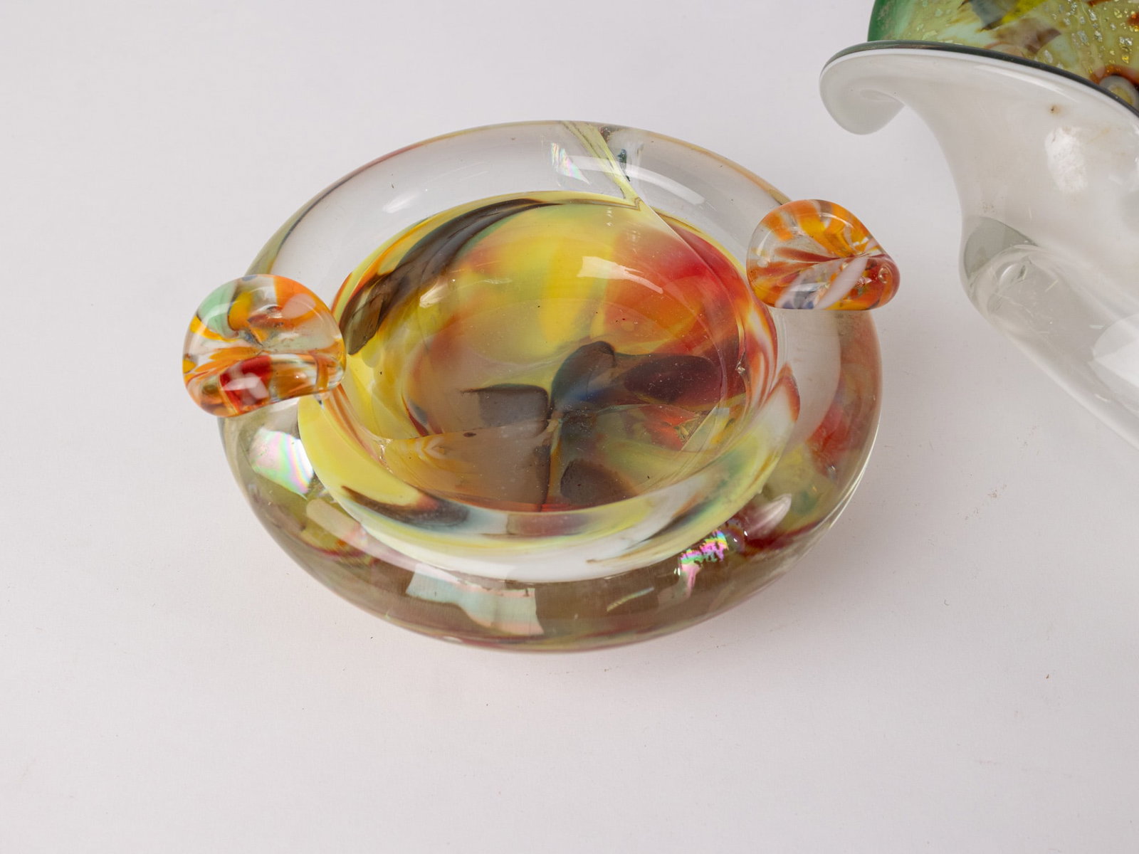 Grouping of Art Glass Decorative Items - 3