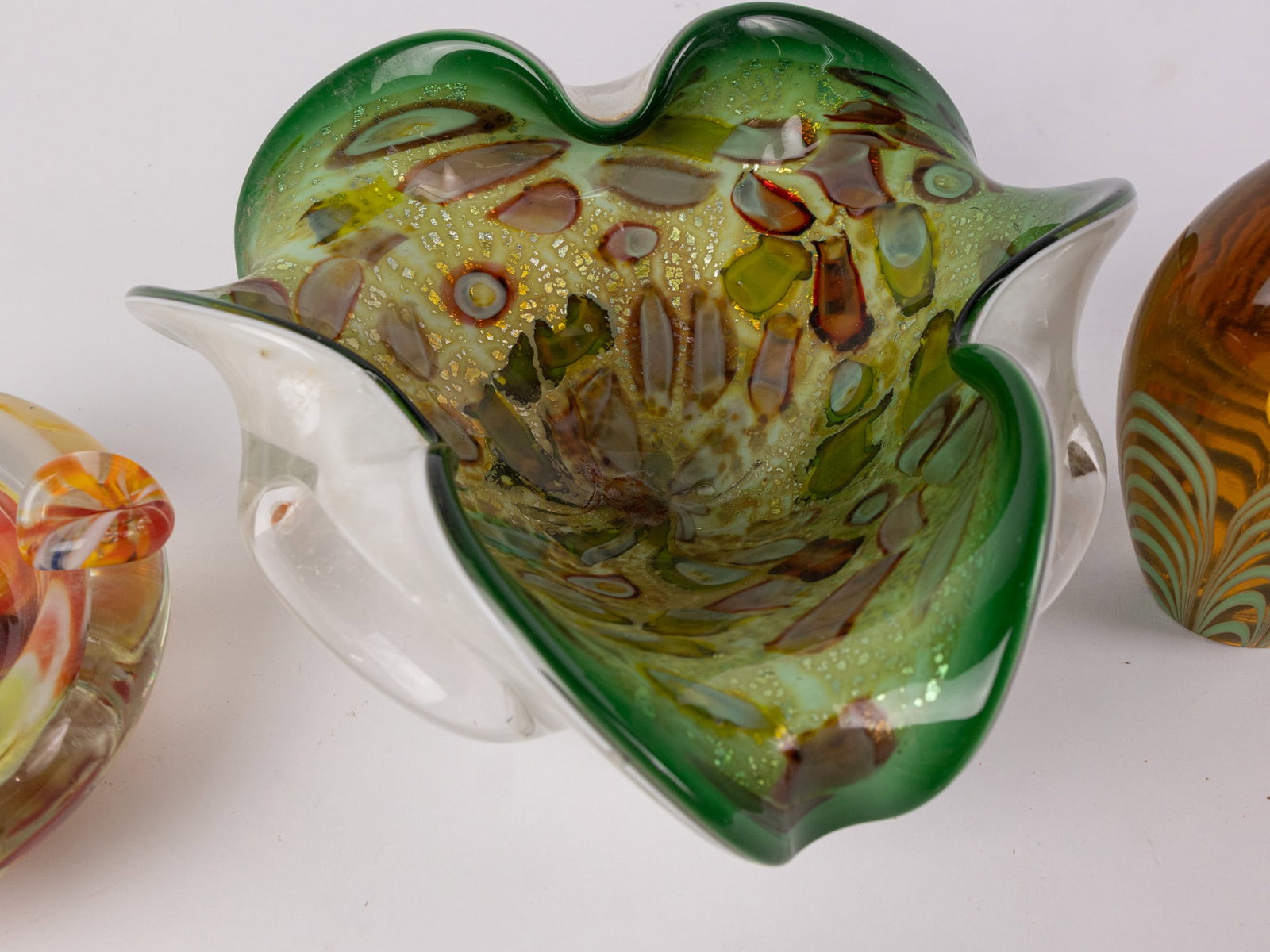 Grouping of Art Glass Decorative Items - 4