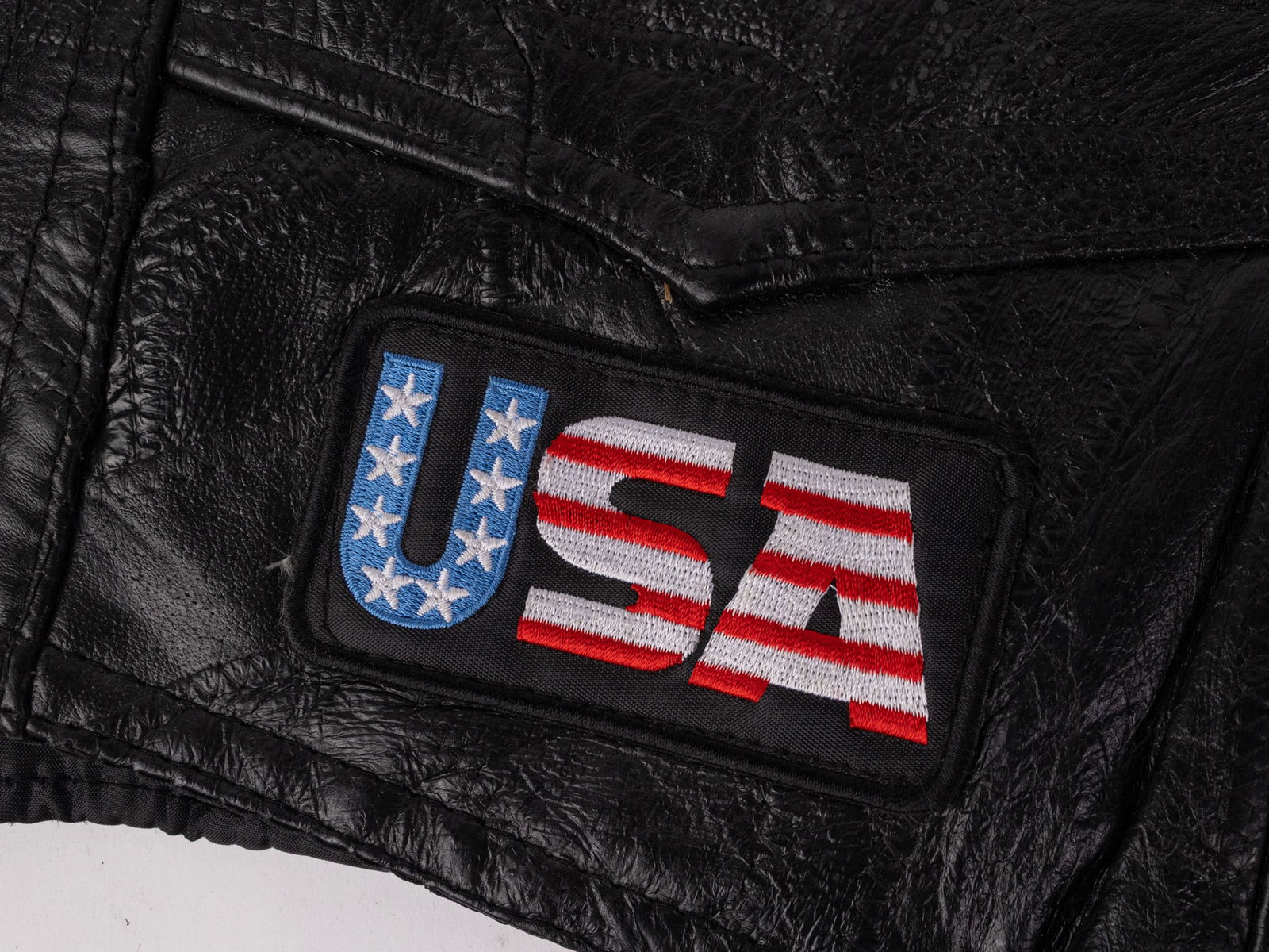 Diamond Plate Buffalo Leather Brand Biker Vest - 5