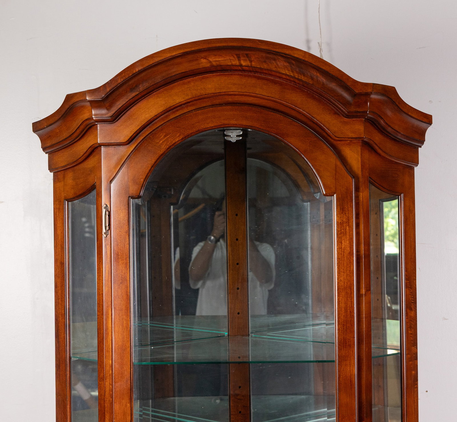 Vintage Glass Front Curio Case - 2
