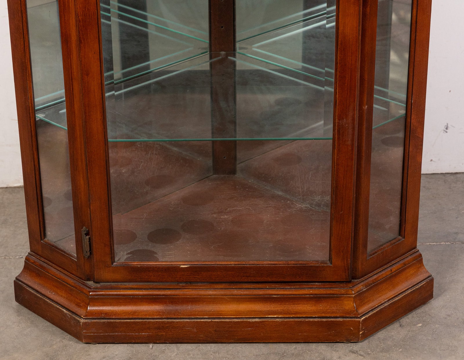 Vintage Glass Front Curio Case - 4