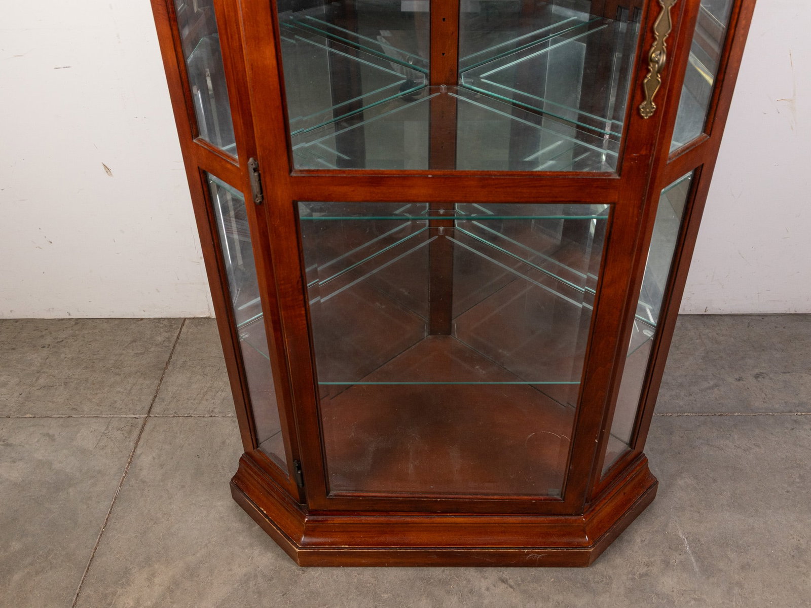 Vintage Glass Front Curio Case - 2