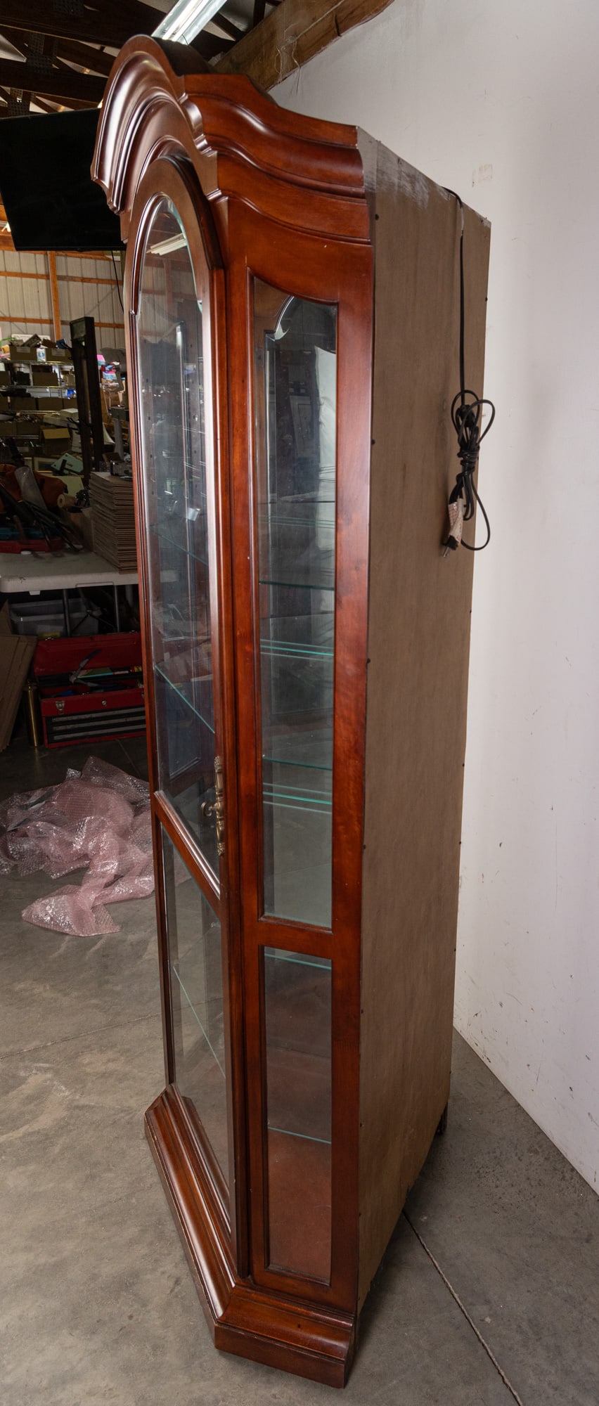 Vintage Glass Front Curio Case - 5