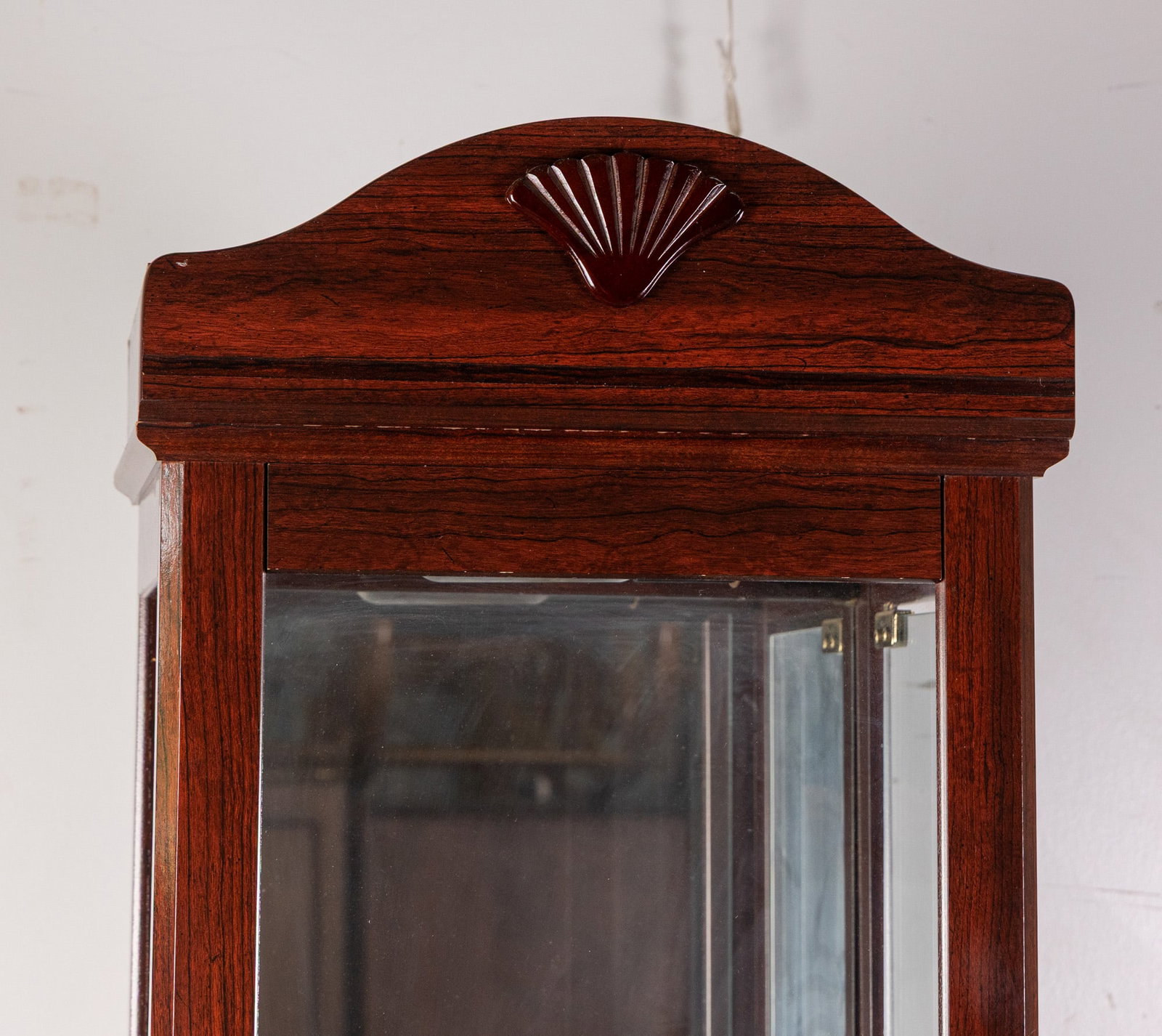 Vintage Glass Front Lighted Curio Cabinet - 2