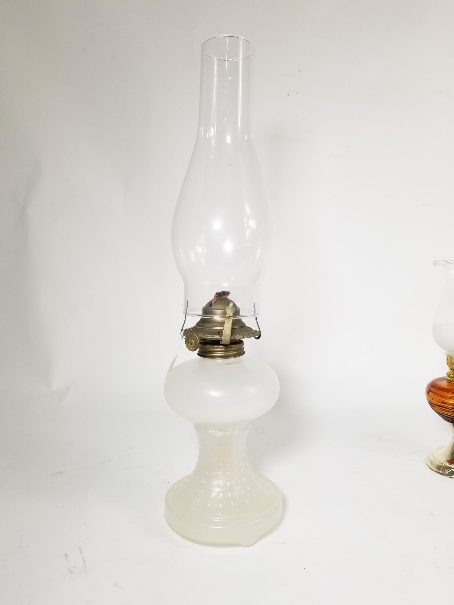 Assortment of Antique Oil Kerosene Lamps - 3