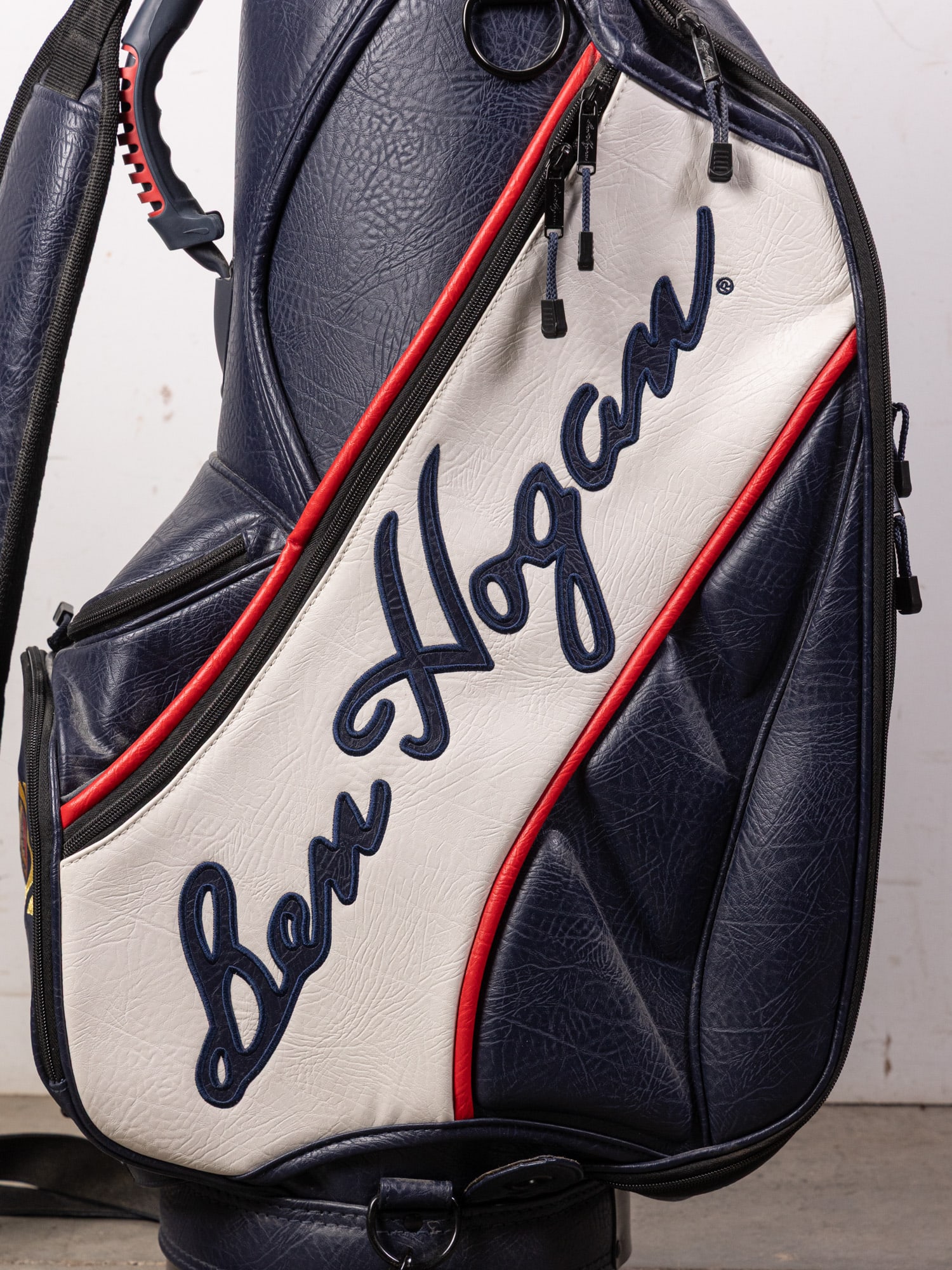 Ben Hogan Branded Leather Golf Club Bag - 2