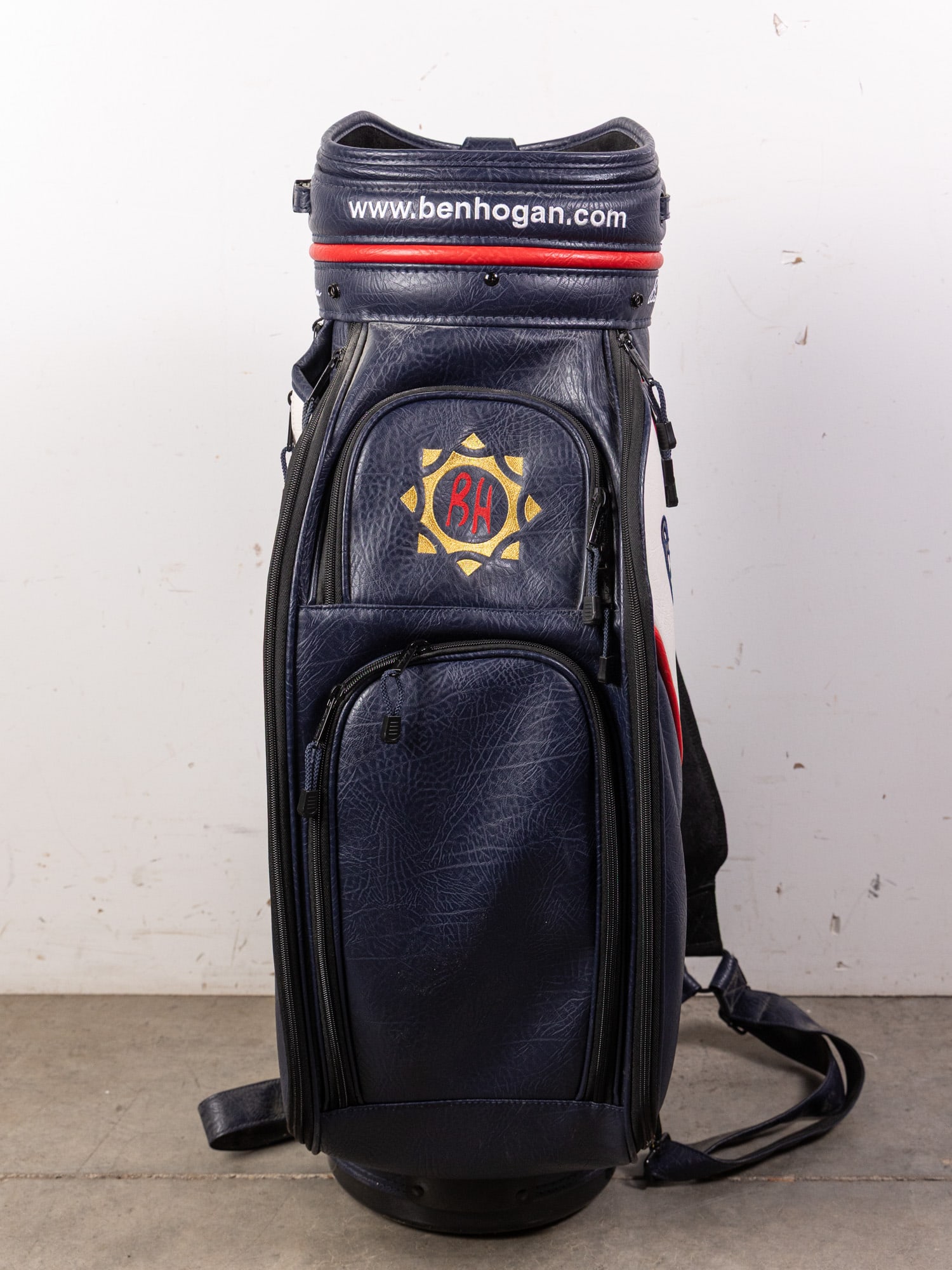 Ben Hogan Branded Leather Golf Club Bag - 3