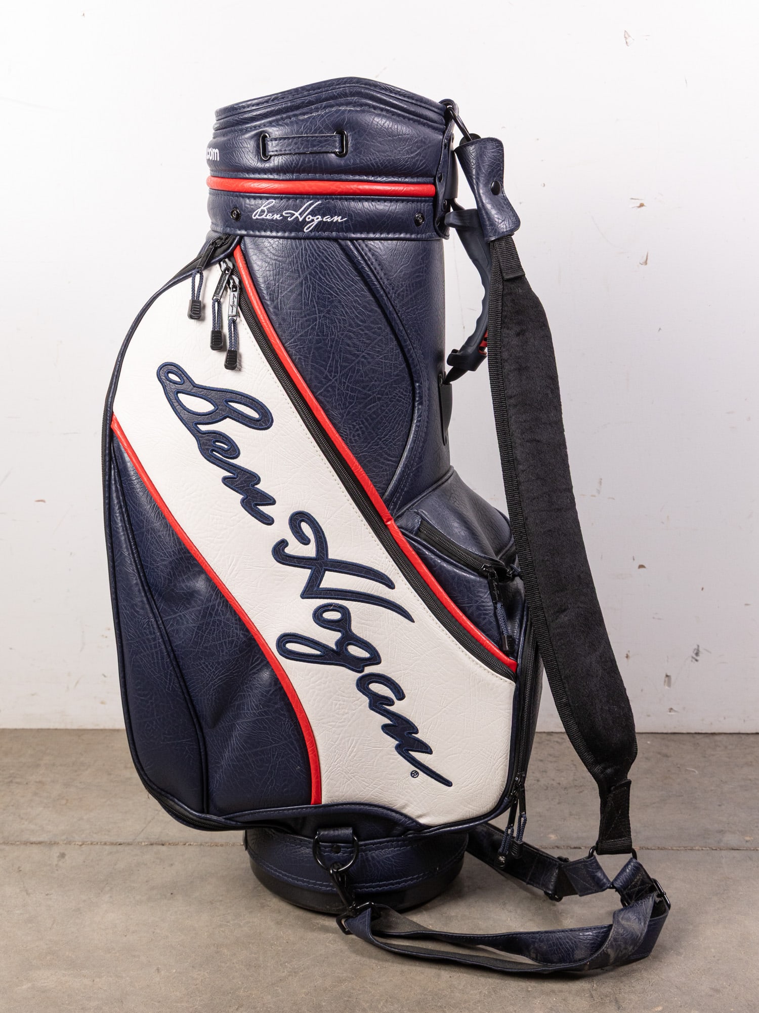 Ben Hogan Branded Leather Golf Club Bag - 4