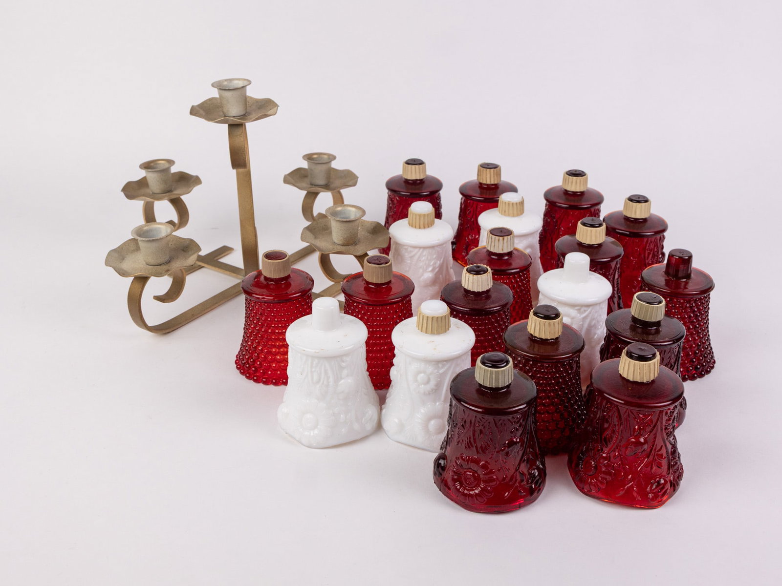 Vintage Mid Century Customizable Votive Candle Holder: Vintage Mid Century Customizable Votive Candle Holder Size 7" x 12" x 12" Literature Brooks Auction – Online Auction Terms & Conditions Contact: (856) 694-2960 | info@brooks.auction READ BEFORE