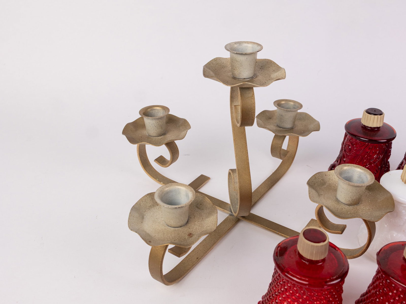 Vintage Mid Century Customizable Votive Candle Holder - 3